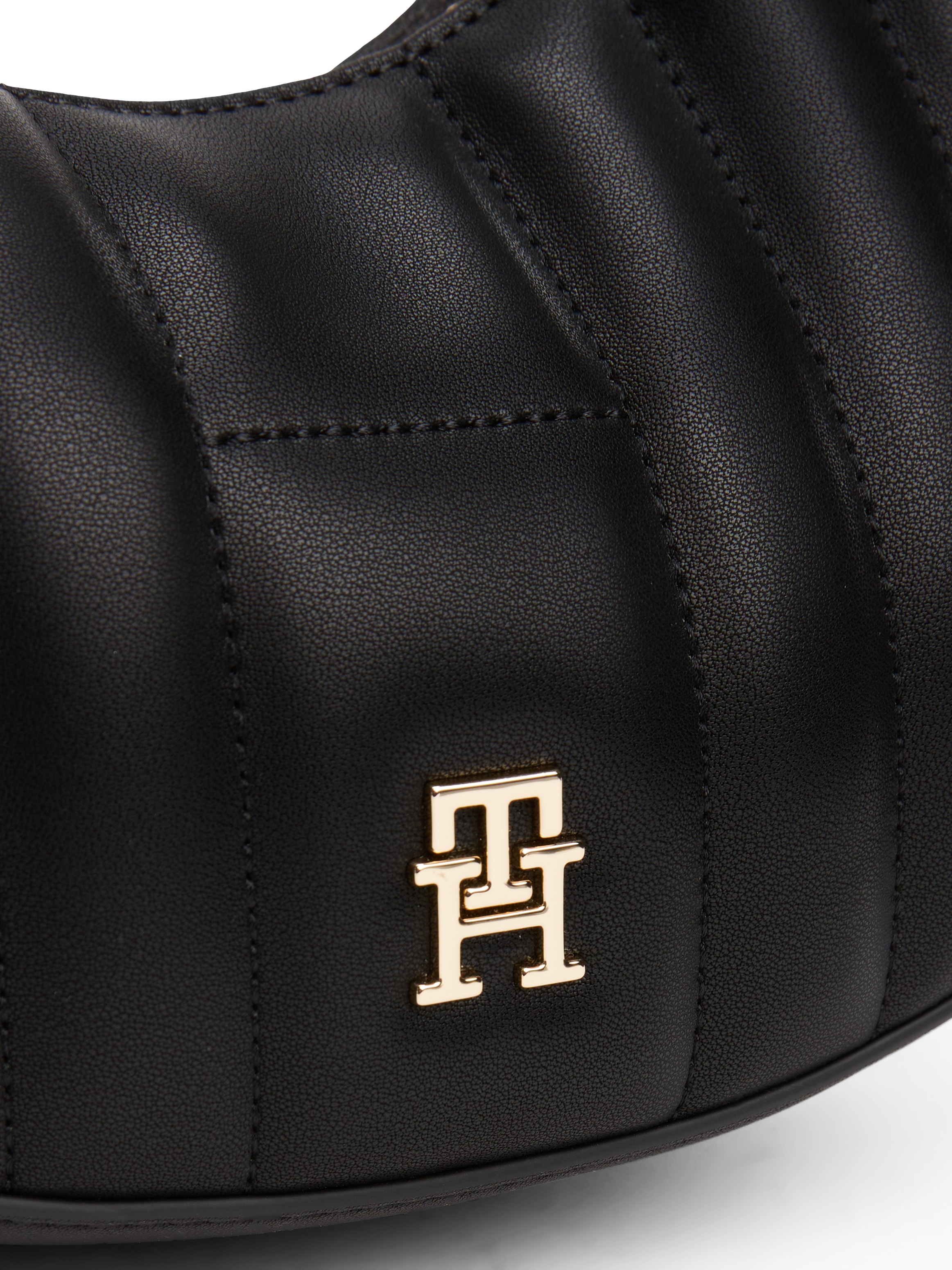 Tommy Hilfiger Schultertasche »TH FEMININE MOON CROSSOVER«, Damen Umhängetasche, Hobo, mit TH-Schmuckelement