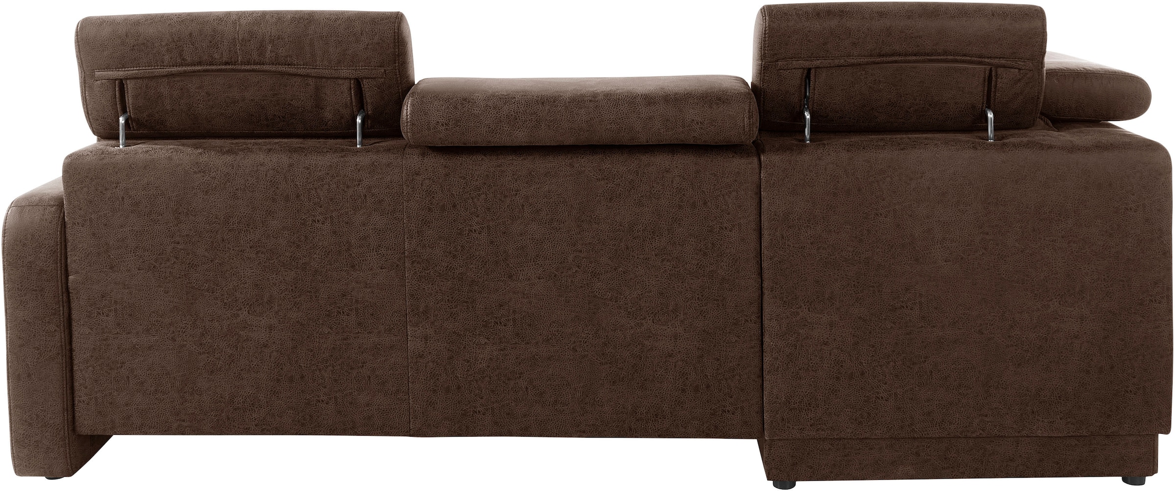 sit&more Ecksofa »Bologna L-Form« Kopfteilverstellung, wahlweise mit Bettfunktion und Schubkasten