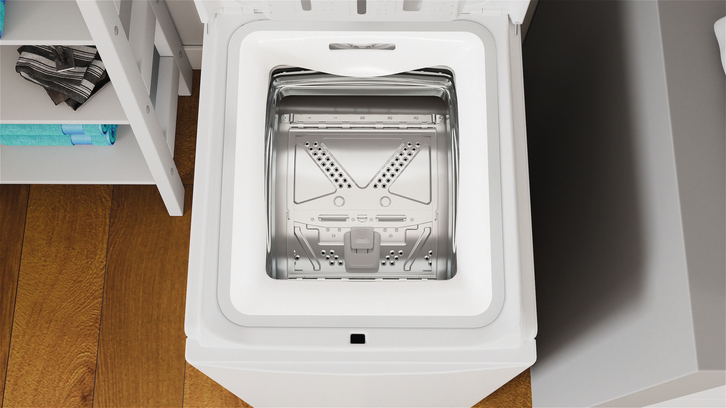 Privileg Waschmaschine Toplader »PWT C623 N« 6 kg 1200 U/min Turn&Go, Rapid Wash, Mix 45 min. bei voller Beladung, SoftOpening