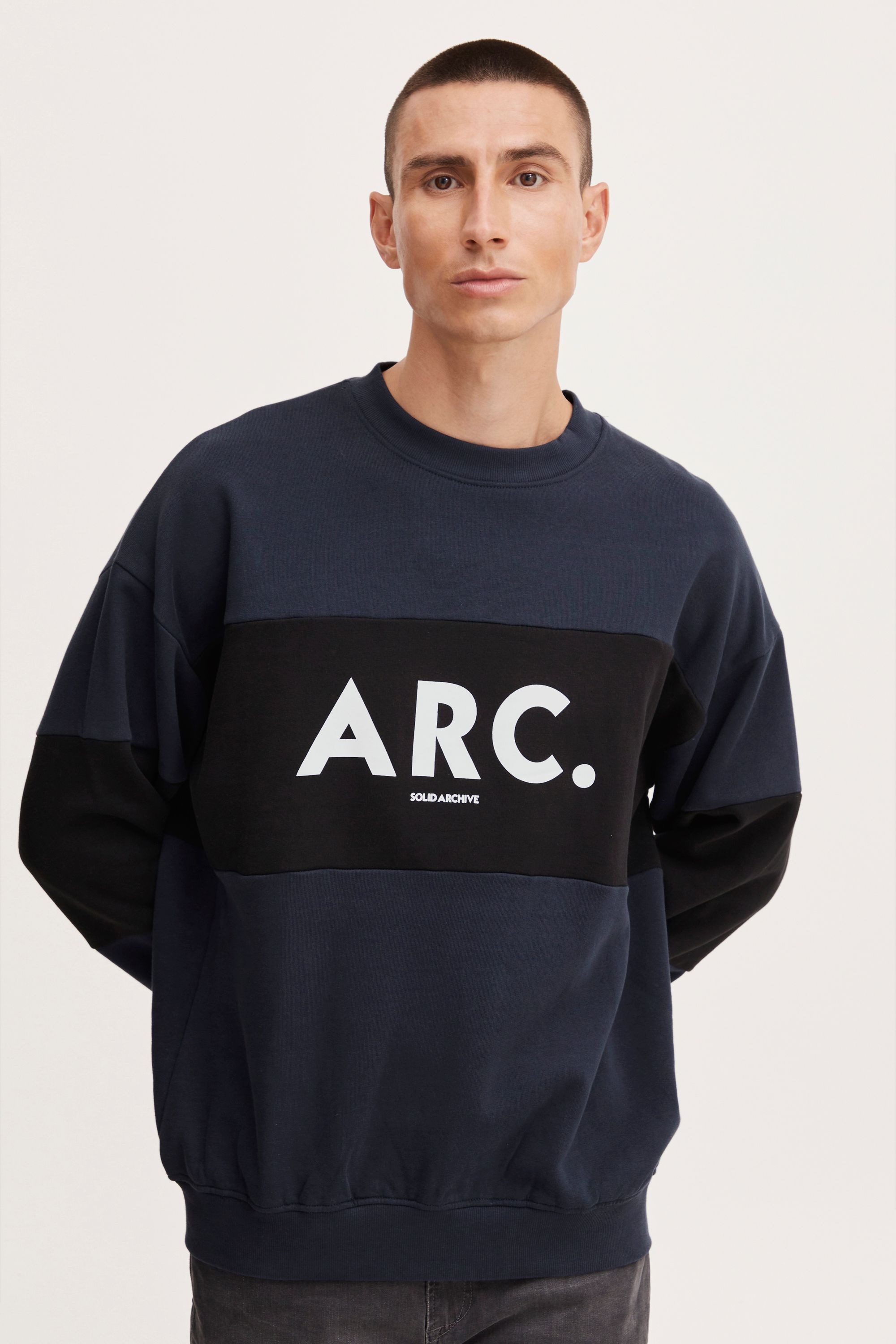 !Solid Longpullover »Sweatshirt SDCaius«
