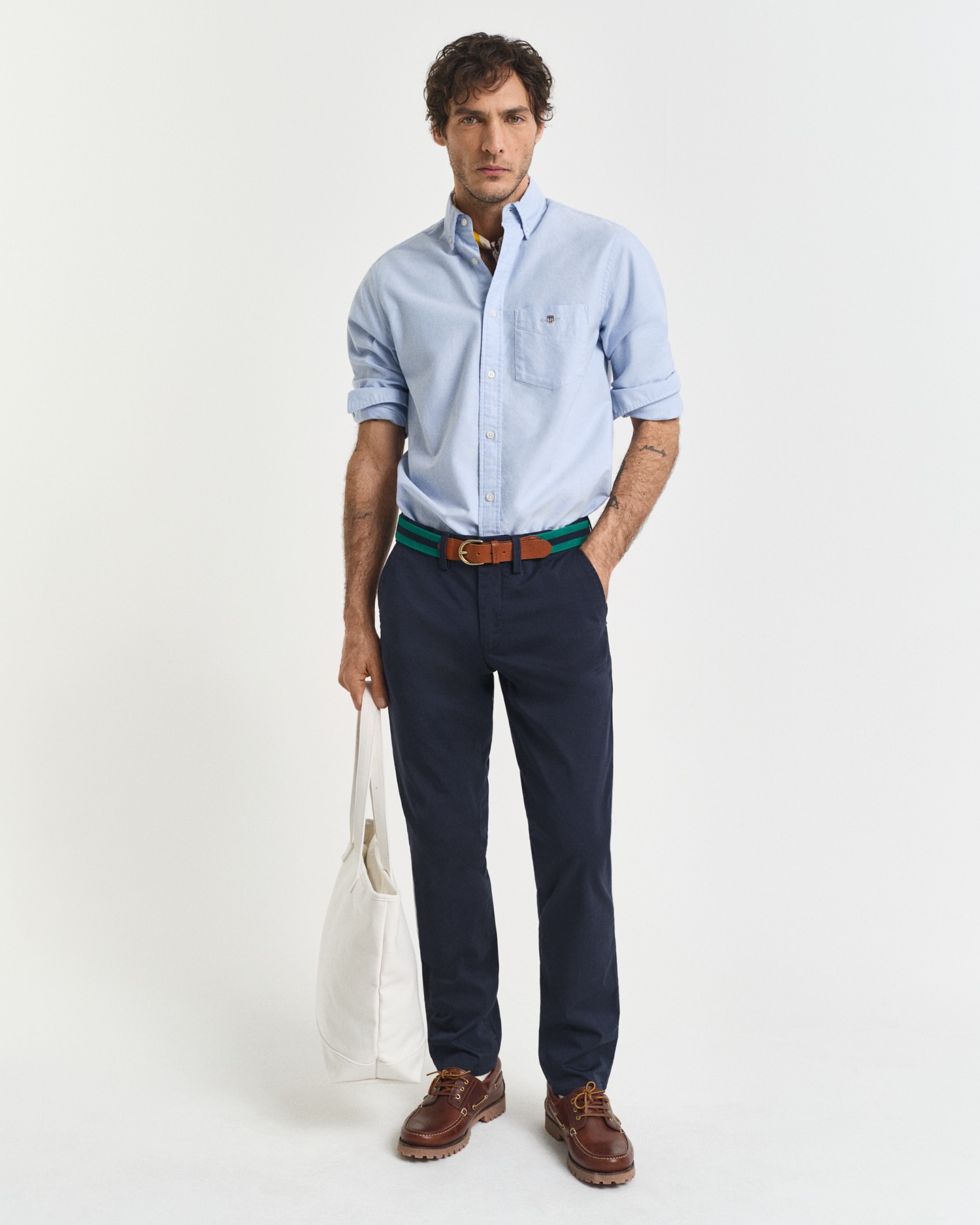 Gant Chinohose »SLIM TWILL CHINOS«  mit gefütterten Seitentaschen