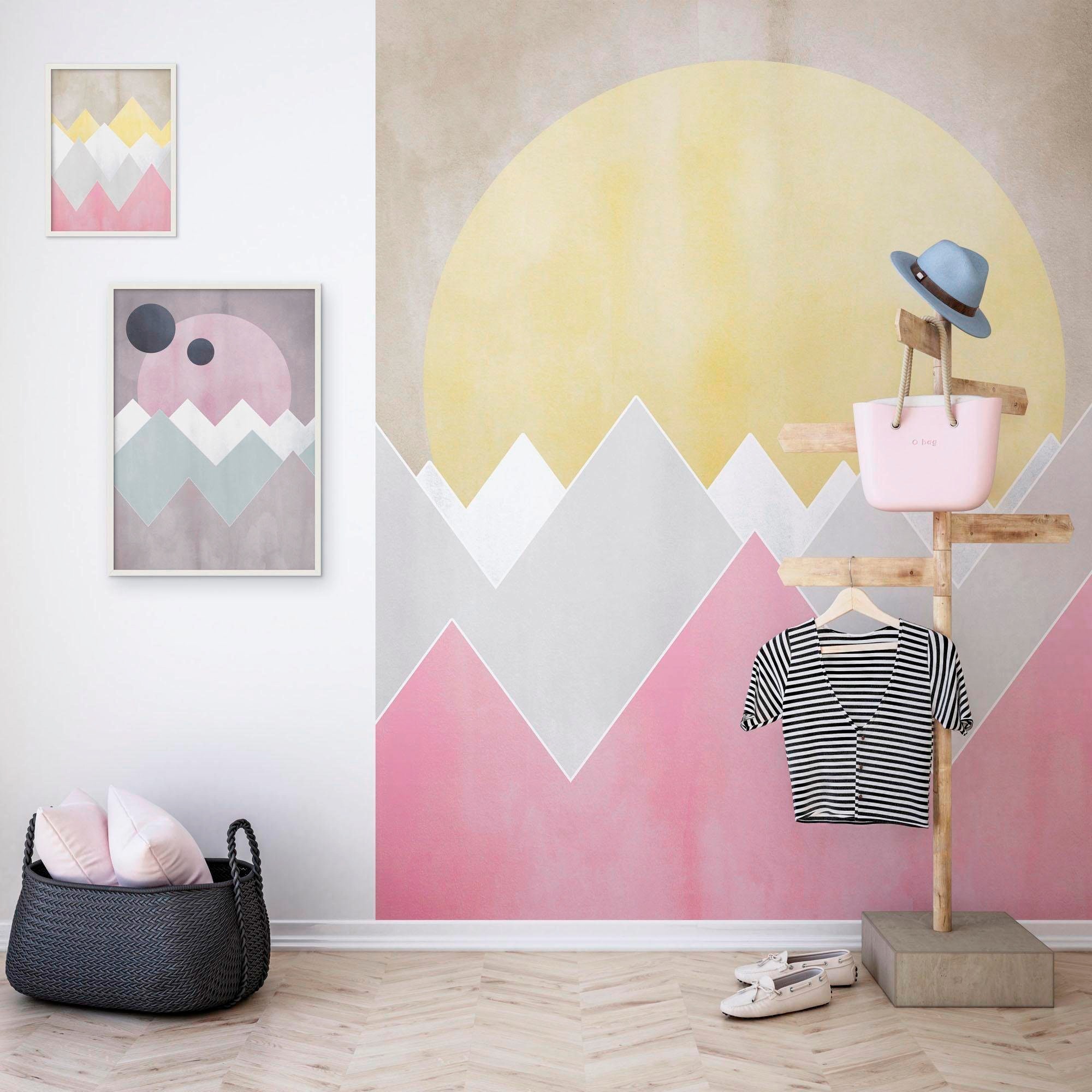 Komar Vliestapete »Digitaldruck Vlies - Sunrise Spring - Größe 200 x 250 cm«, bedruckt, Wohnzimmer, Schlafzimmer