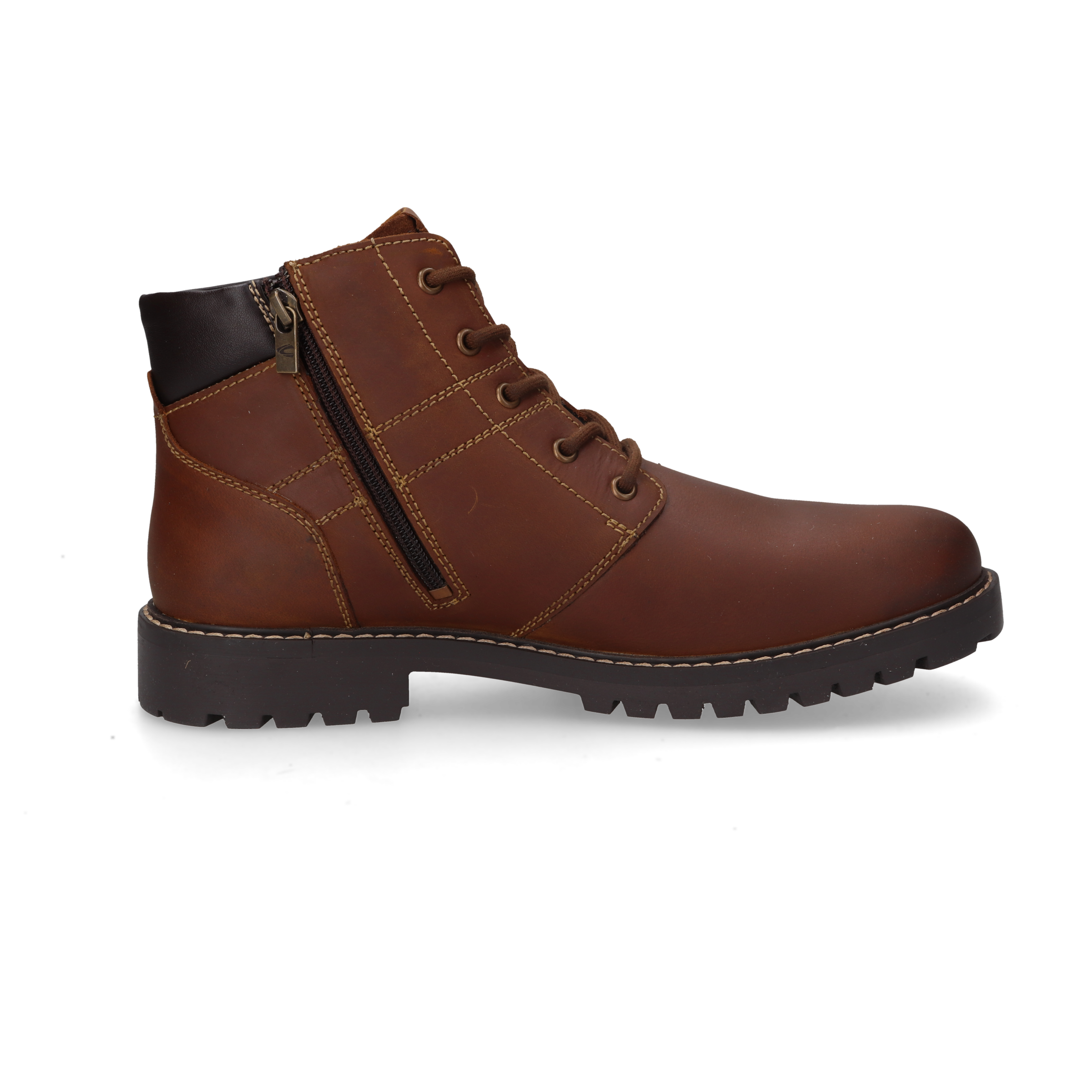 camel active Winterboots  Schnürstiefel mit Profilsohle und Warmfutter