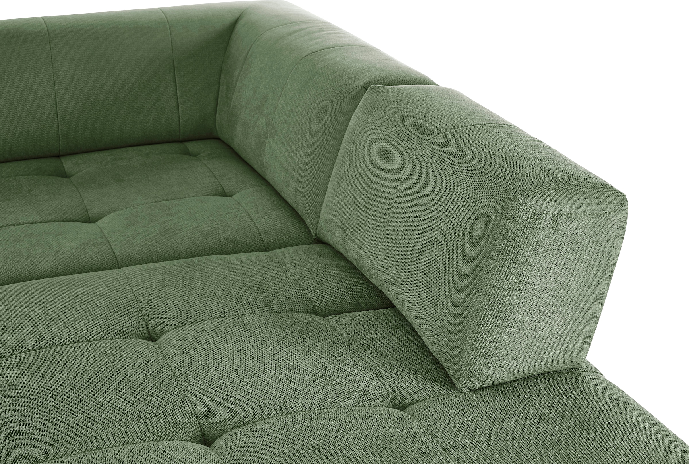 3C Candy Ecksofa »Yoshy Komfortsofa, bequem und modern, hochwertige Verarbeitungsdetails«, Zwei verschiedene Sitztiefen durch verstellbare Rückenlehne, L-Form