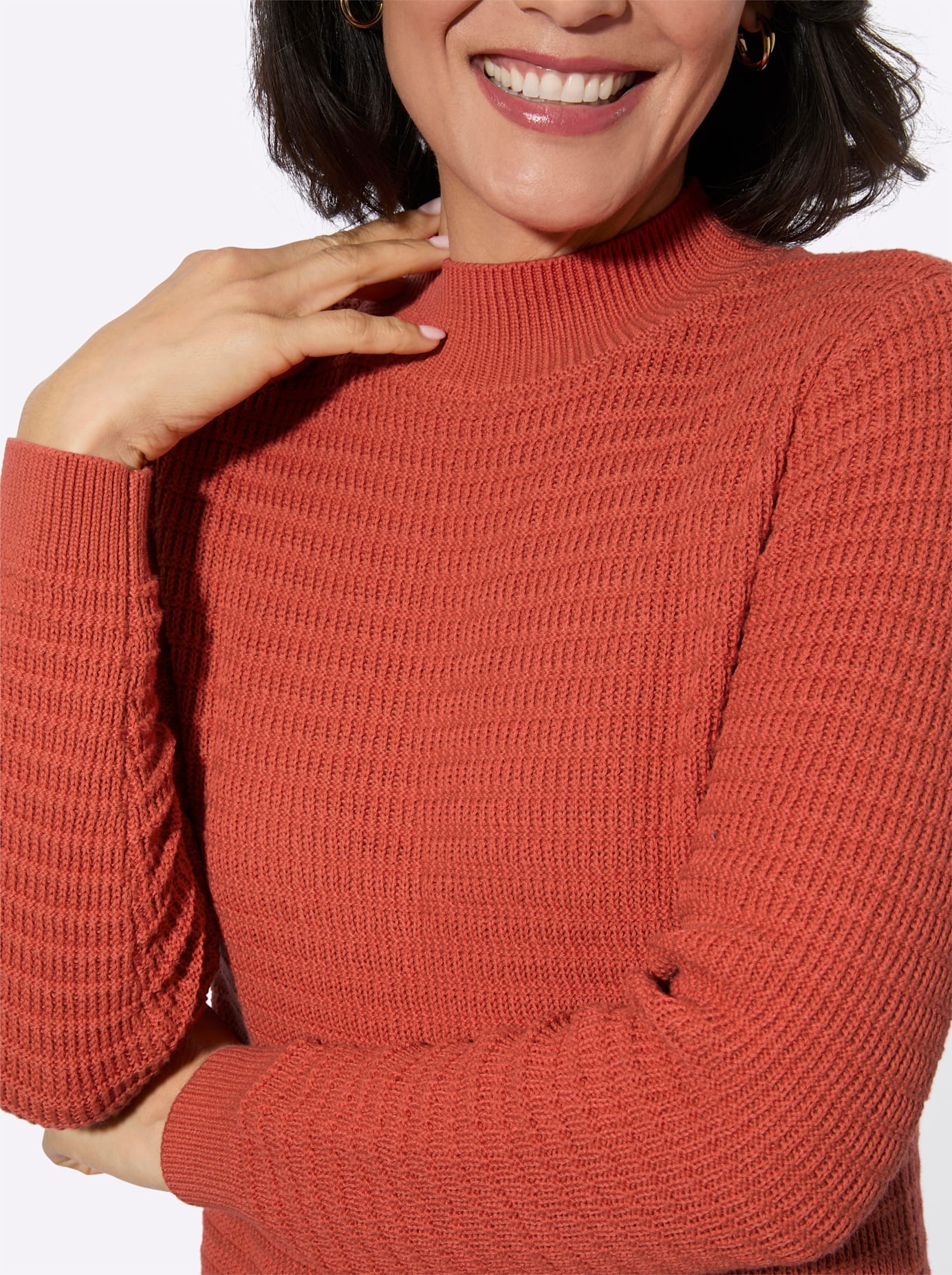 Casual Looks Stehkragenpullover »Stehkragen-Pullover«