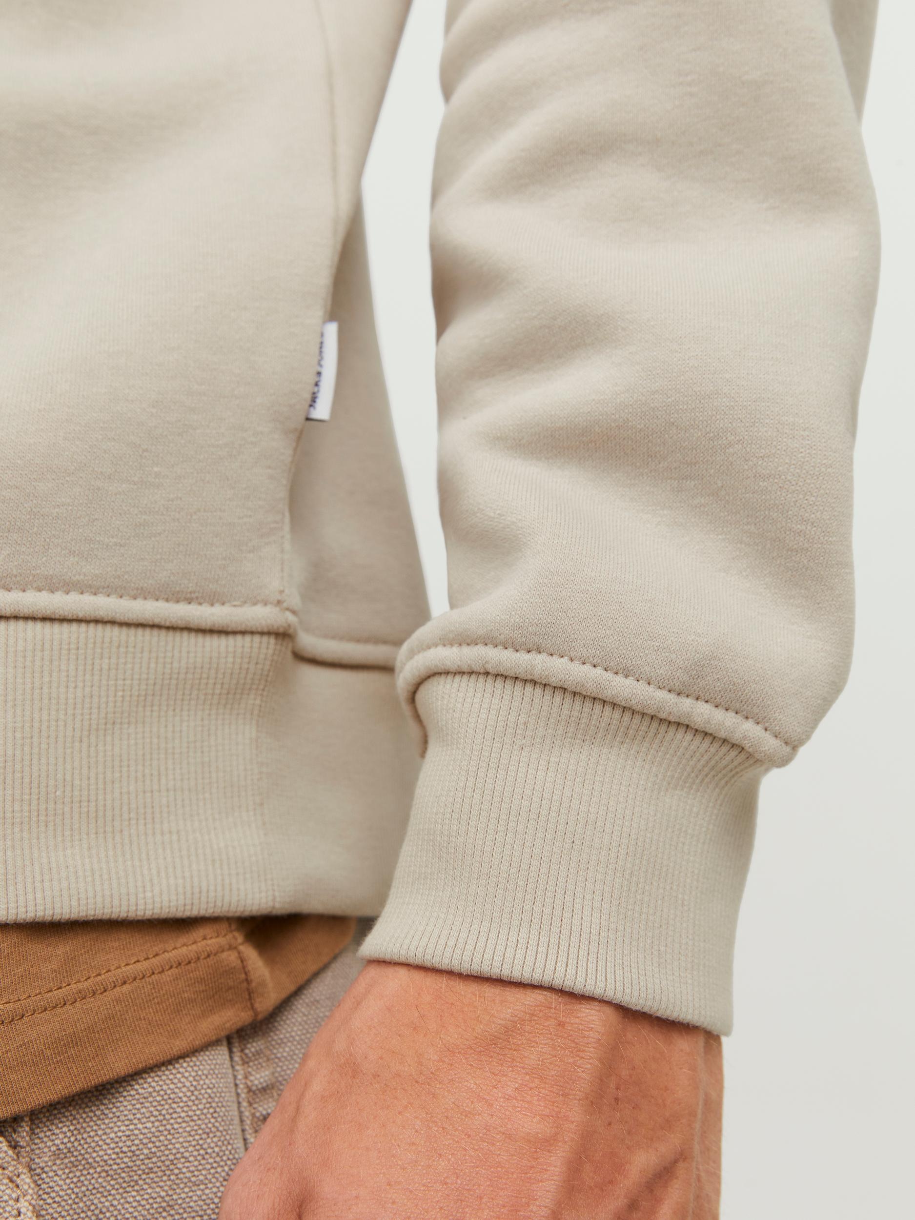 Jack & Jones Sweatshirt »JJEBRADLEY SWEAT HALF ZIP NOOS«, mit Troyer Kragen