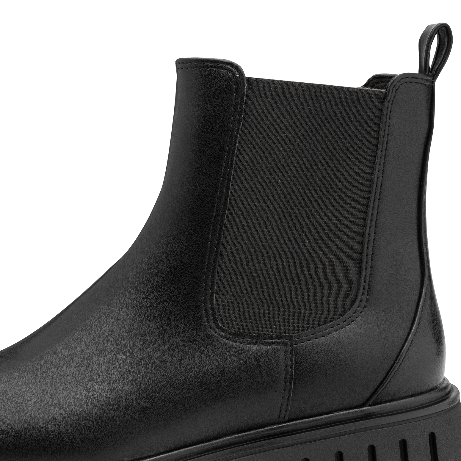 MARCO TOZZI Chelseaboots  , Keilsabsatz, Plateau, Stiefelette mit Feel Me-Ausstattung, G-Weite