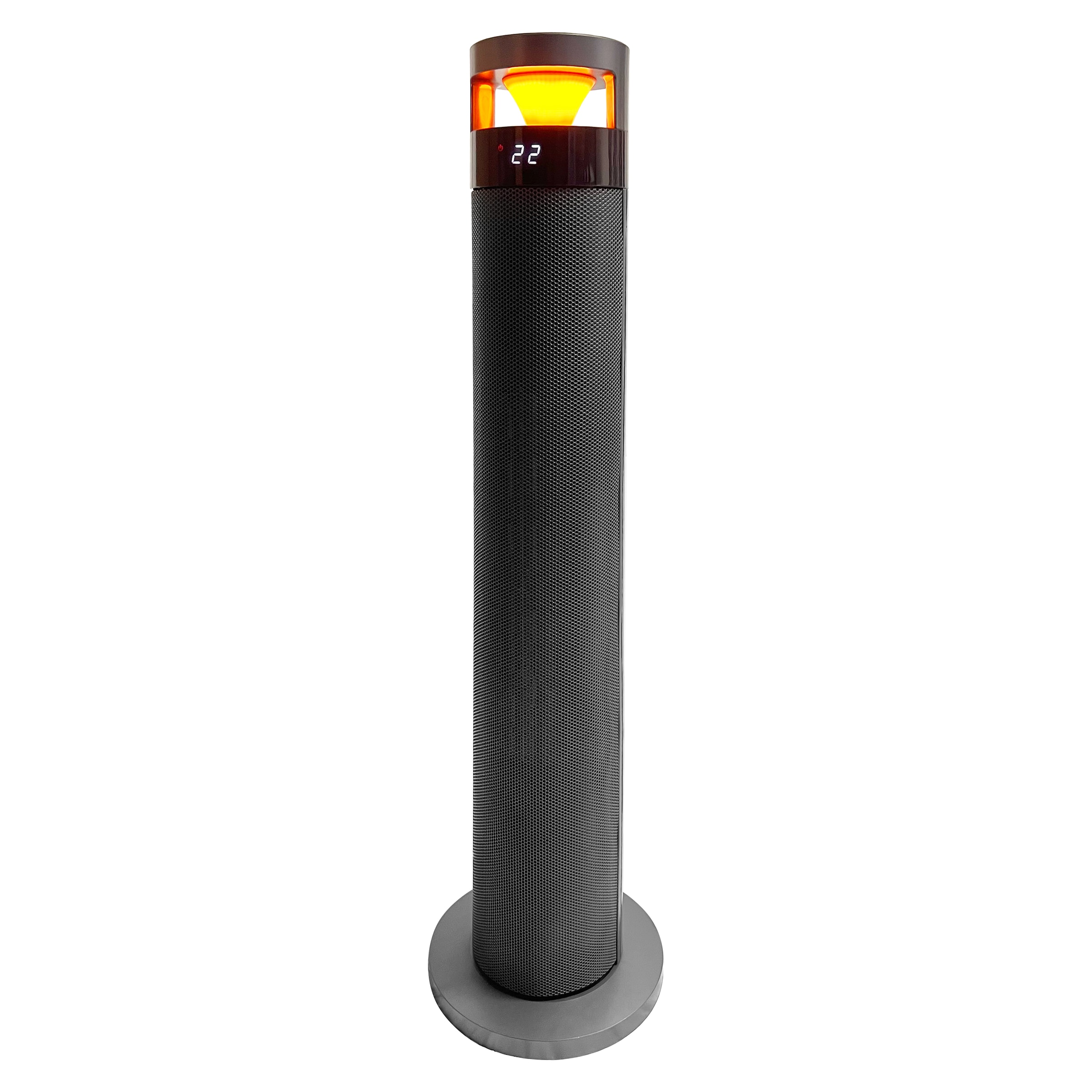 SHX Heizlüfter, 2000 W, ECO-Modus, zwei Lüftermotoren, Display, LED-Licht