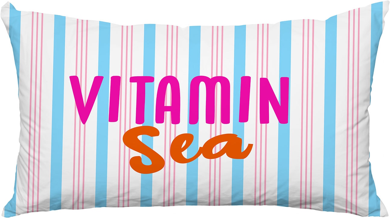 queence Dekokissen »Vitamin Sea« Premium Outdoor Kissenbezug; Format: 60x40 cm