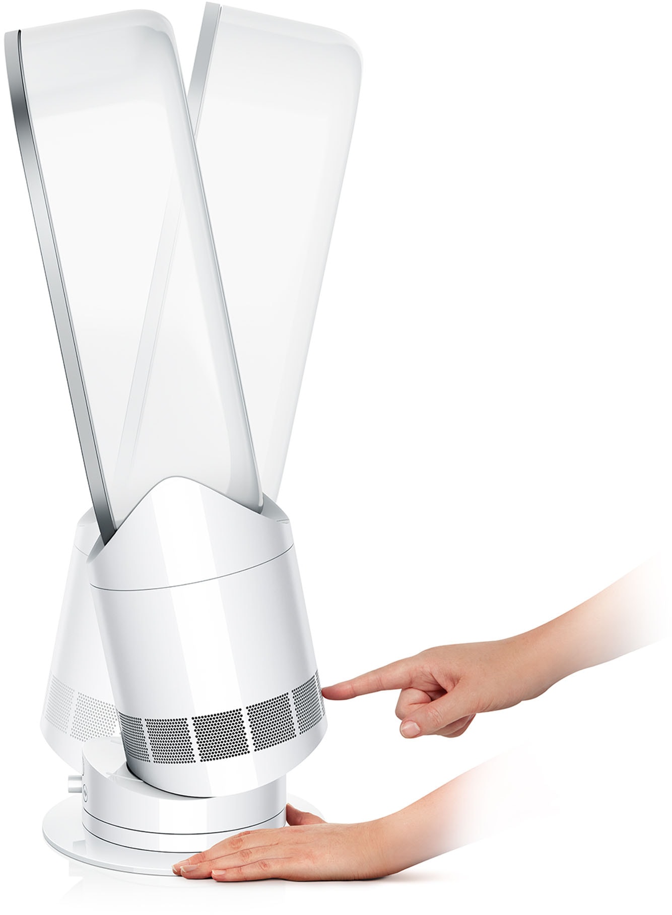 DYSON Standventilator »AM15 Hot&Cool HF1,  2 in 1 Ventilator & Heizlüfter für jede Jahreszeit« Air Multiplier, Sleep-Timer, 10 Einstellungen, App-Anbindung