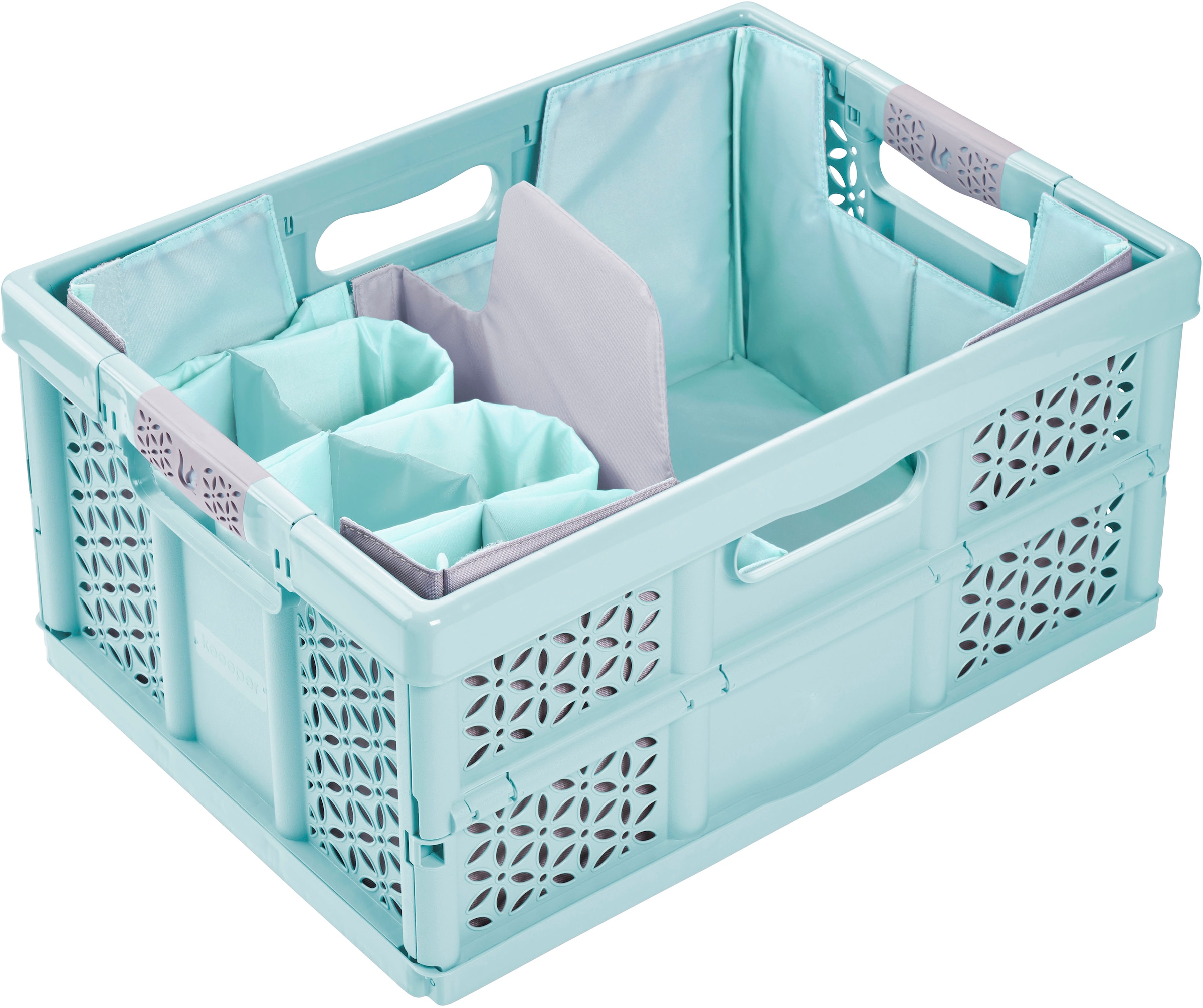 keeeper Faltbox »nea, faltbarer Einkaufsorganizer für Klappboxen« aus recycelten PET-Flaschen