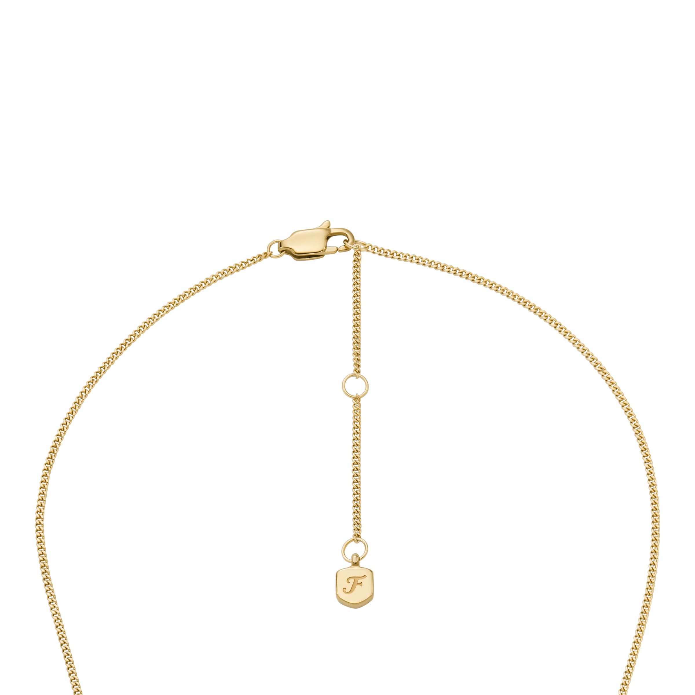 Fossil Kette mit Anhänger »Schmuck Geschenk Edelstahl RAQUEL«