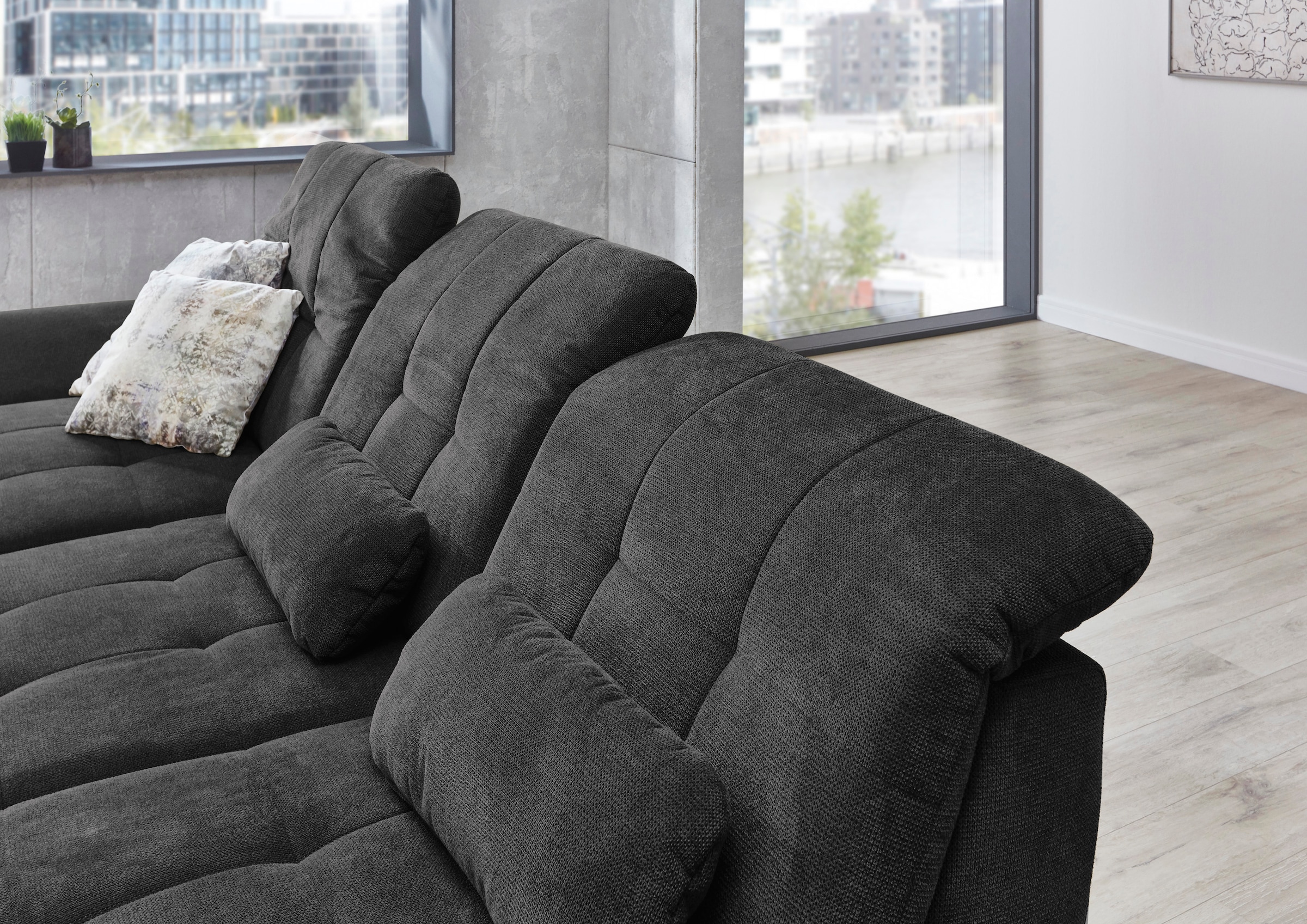 Die PlanBar Ecksofa »MP-IN17004 L-Form«, wahlweise mit Funktion, Federkern