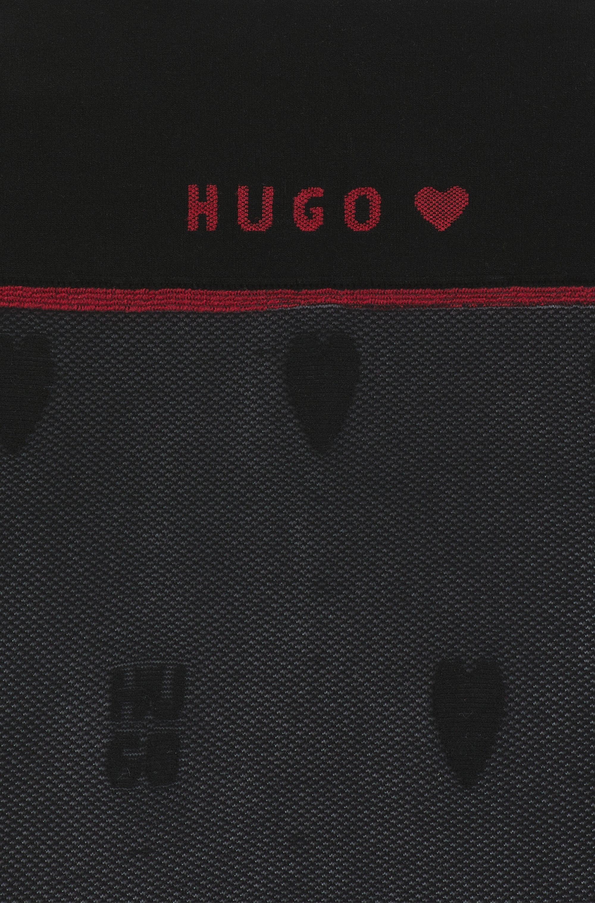 HUGO Underwear Strumpfhose »TH HEART MONO PA W« 30 DEN 1 Stk. mit Micronet-Basisstruktur, mit Herzmotiv