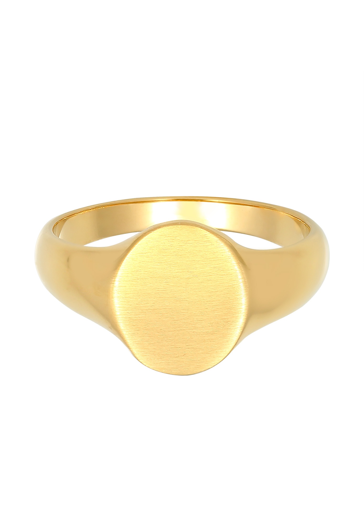 Kuzzoi Siegelring »Ring Herren Siegelring Matt Basic Cool 925er Silber«