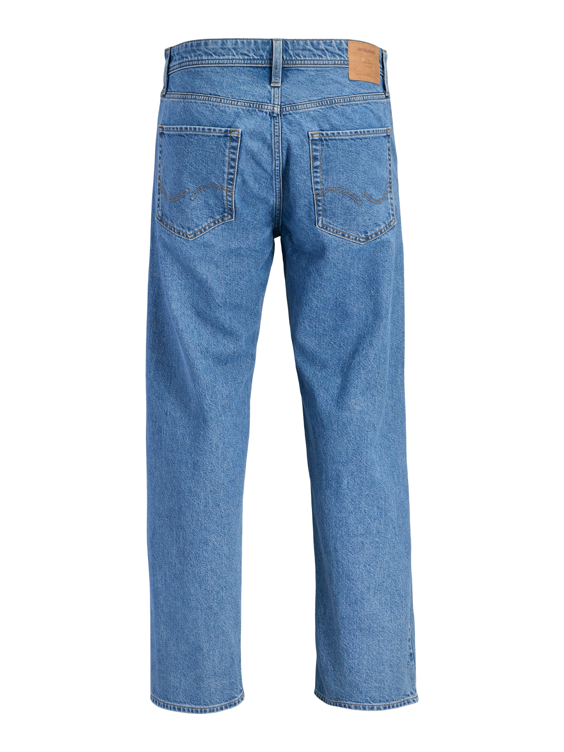 Jack & Jones Relax-fit-Jeans »JJIEDDIE mit hoher Taille und lockerer Passform« Baumwolle, relax fit