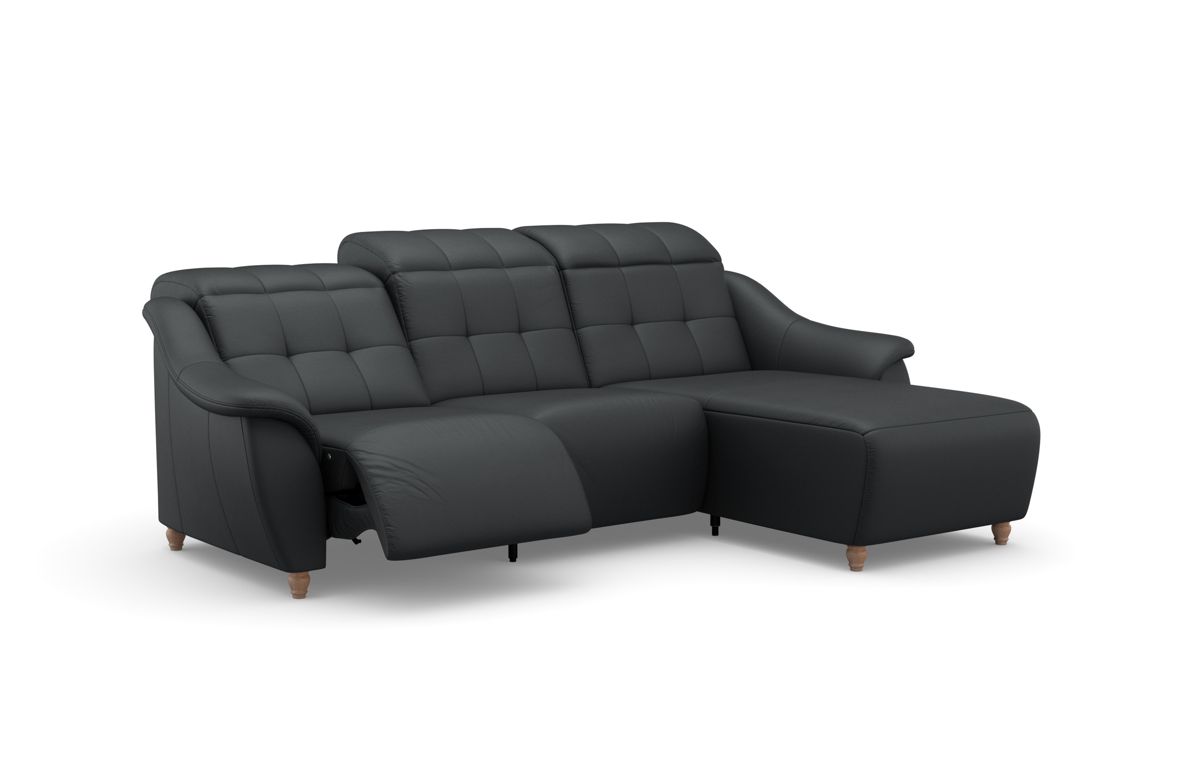 Home affaire Ecksofa »Boston L-Form«, (2 St.), Kopfteilverstellung an jeder Sitzfläche, wahlweise Relaxfunktion