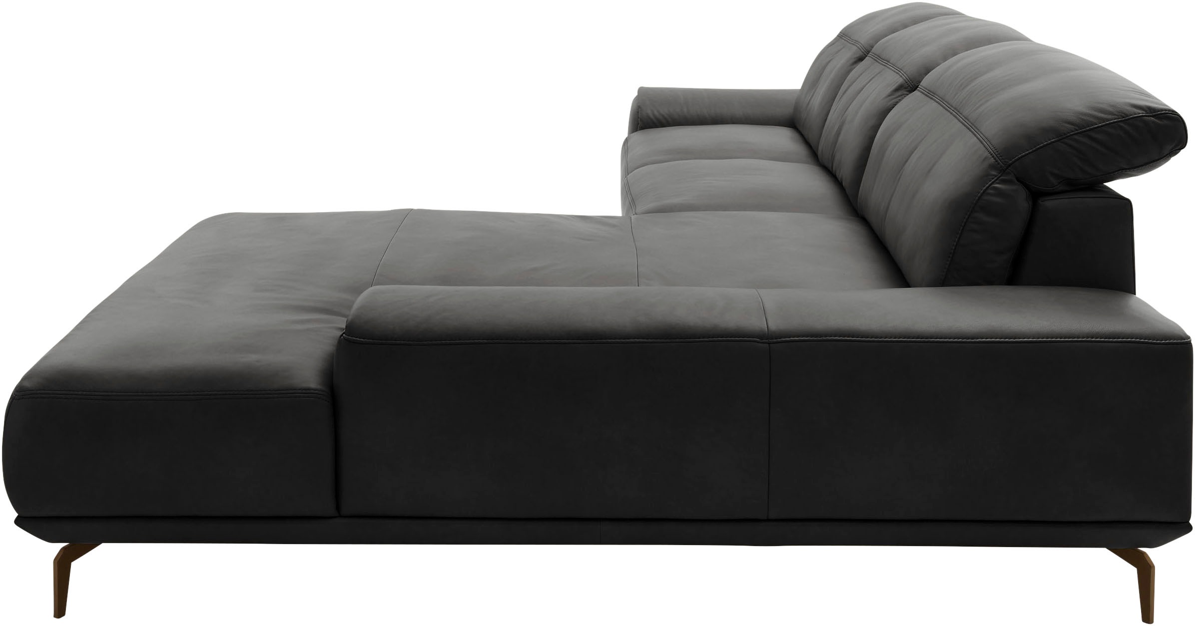 Musterring Wohnlandschaft »MR 2490« Bronze-Fuß Sitzhöhe 46cm, wahlweise mit Funktionen, Maße 342 x 207 cm