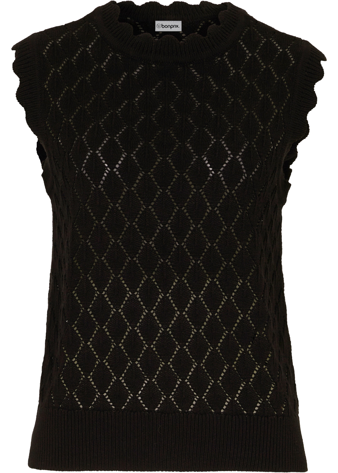 bonprix Pullunder aus Baumwolle und Polyacryl, ohne Ärmel, für Frühling und Sommer