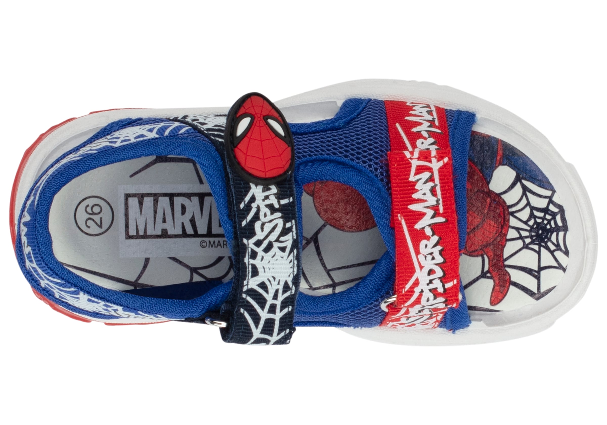 Disney Sandale »Spiderman«, mit cooler Blinkfunktion