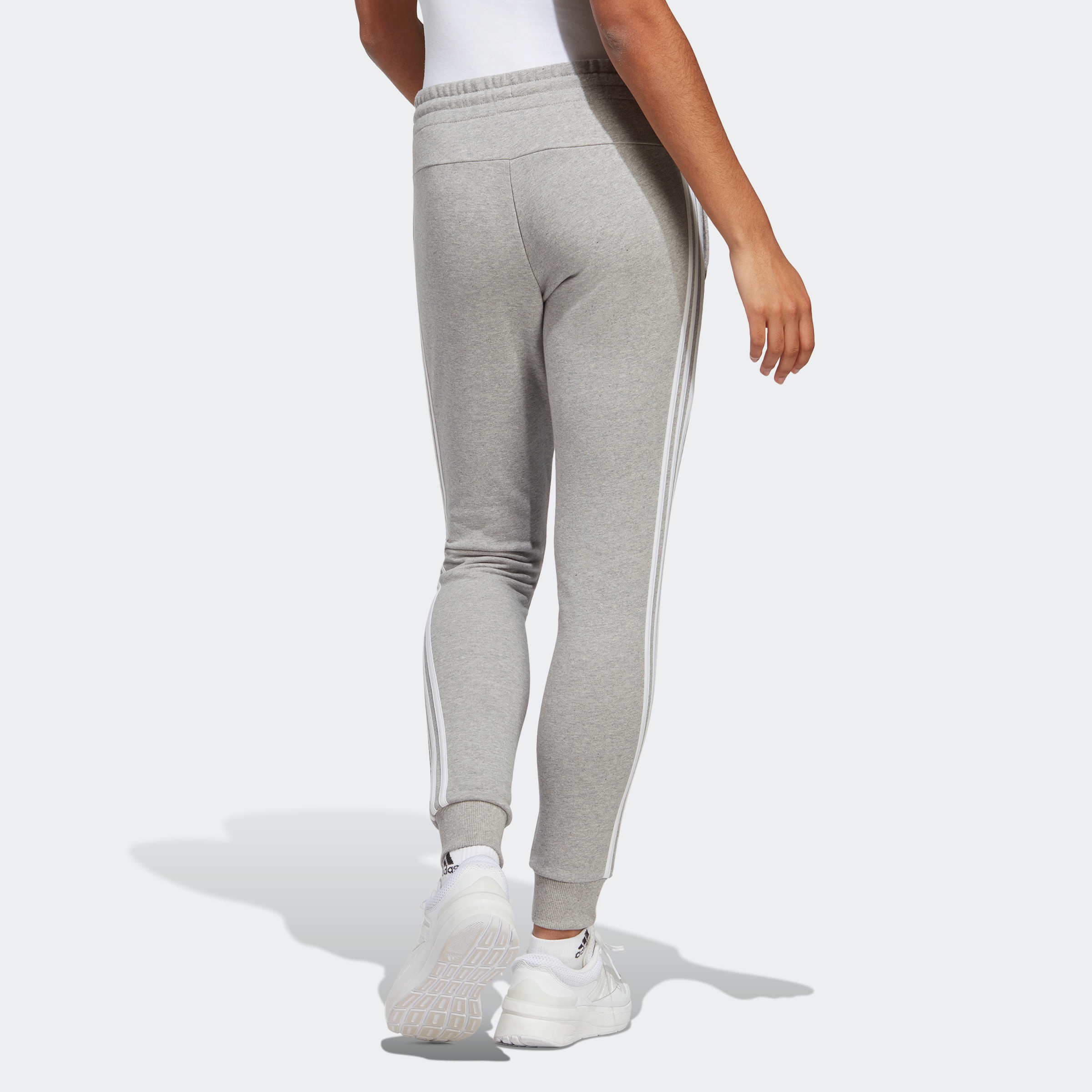adidas Sportswear Sporthose »ESSENTIALS 3STREIFEN FRENCH TERRY CUFFED HOSE«, (1 tlg.)