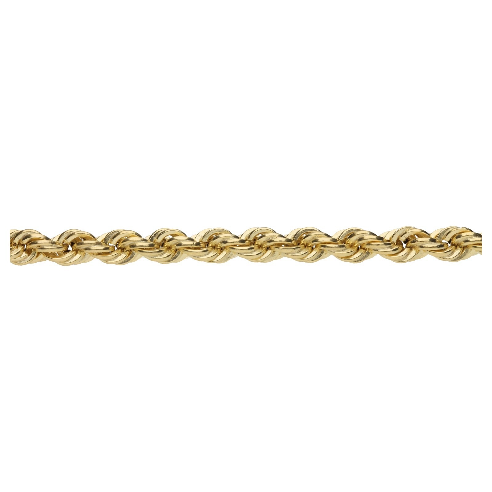 Luigi Merano Armband »Armband Kordelkette, hohl, Gold 375«