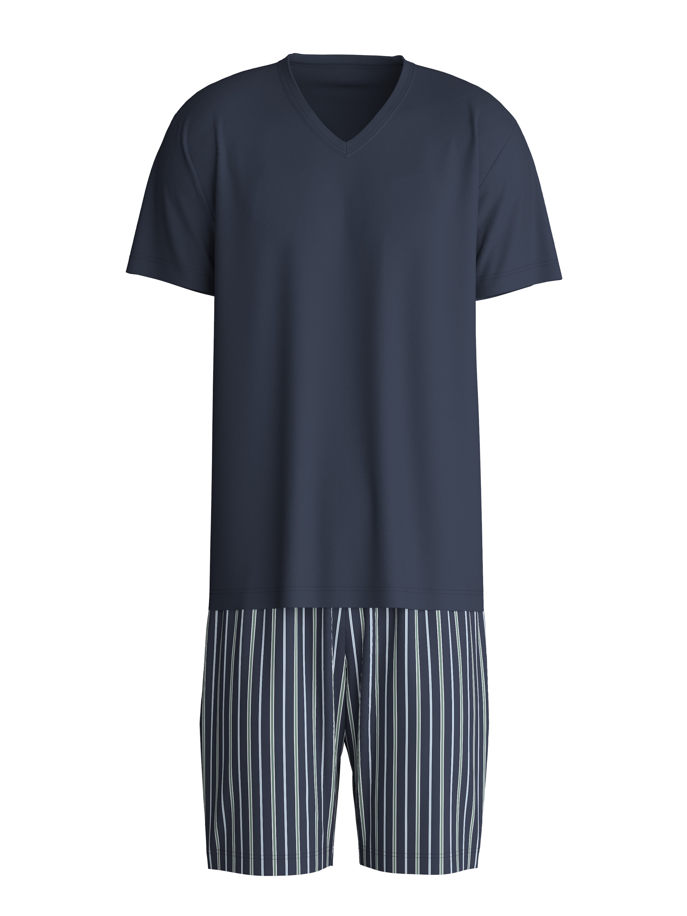 CALIDA Shorty »Cotton Special«, (2 tlg.), V-Ausschnitt, Kurzarm
