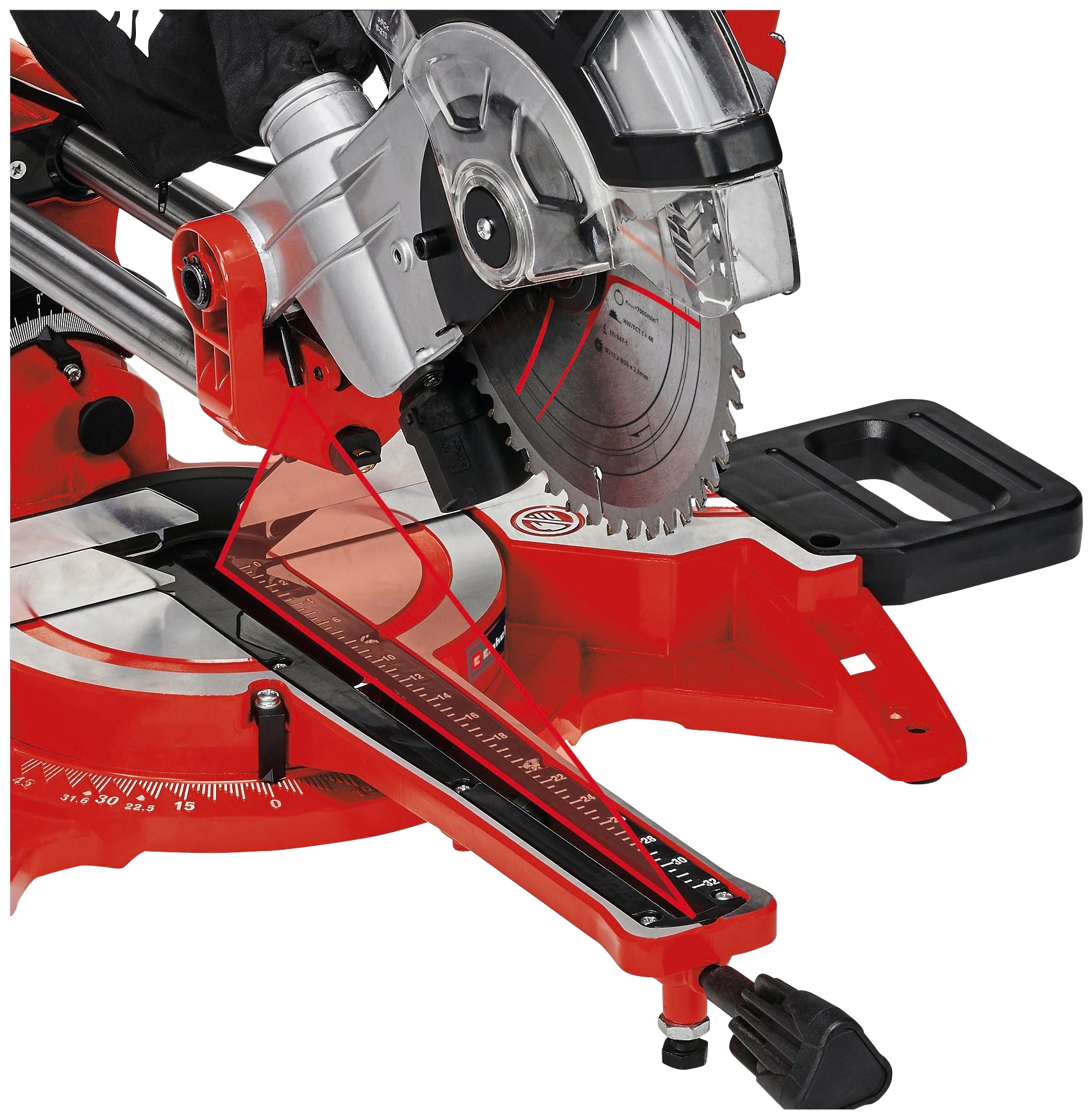 Einhell Zug-, Kapp- und Gehrungssäge »TC-SM 2131/1 Dual«, 1500 W, 4900 U/min, Präzisions-Sägeblatt