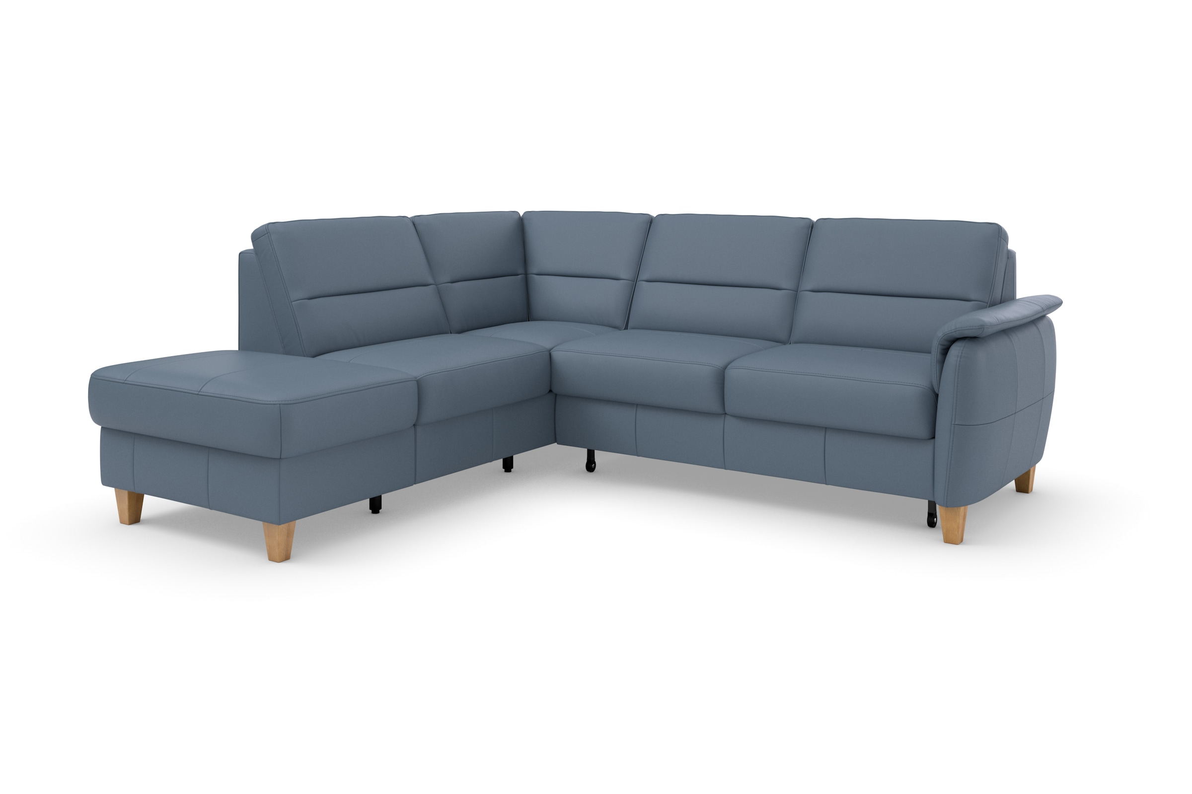 Home affaire Ecksofa »Palmera L-Form«, Federkern, wahlweise mit Bettfunktion und mit/ohne Stauraum