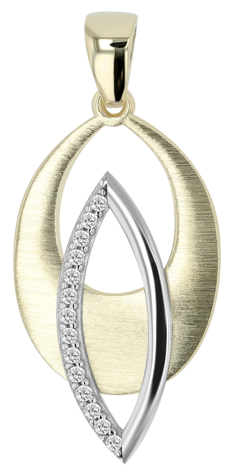 Adelia´s Kettenanhänger »Damen Anhänger aus 333 Gold mit Zirkonia«