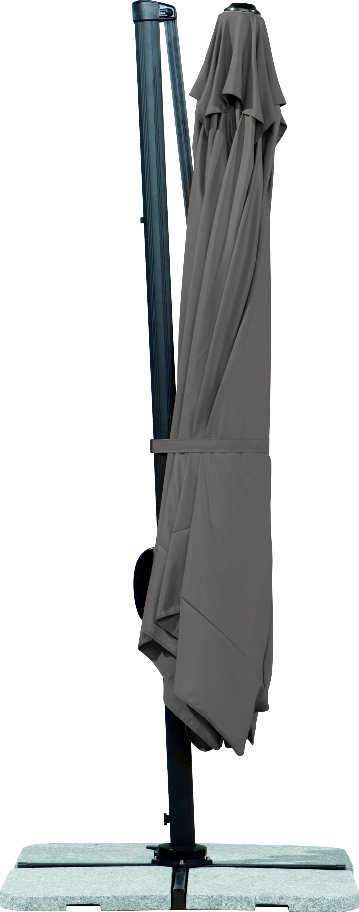 Schneider Schirme Ampelschirm »Rhodos« mit Schutzhülle und Schirmständer, ohne Wegeplatten