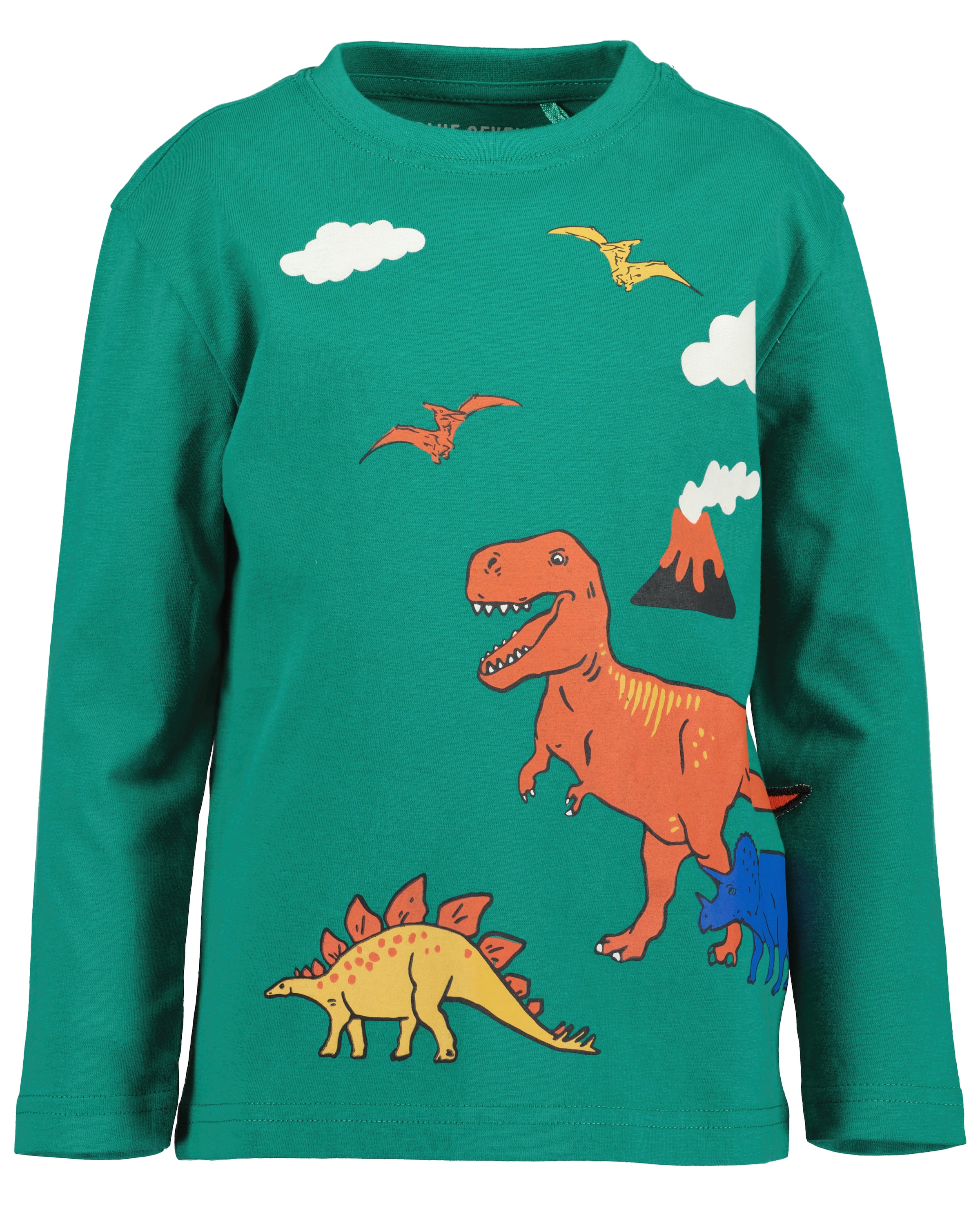 Blue Seven Langarmshirt, (Packung, 2 tlg.), mit coolen Dino-Prints