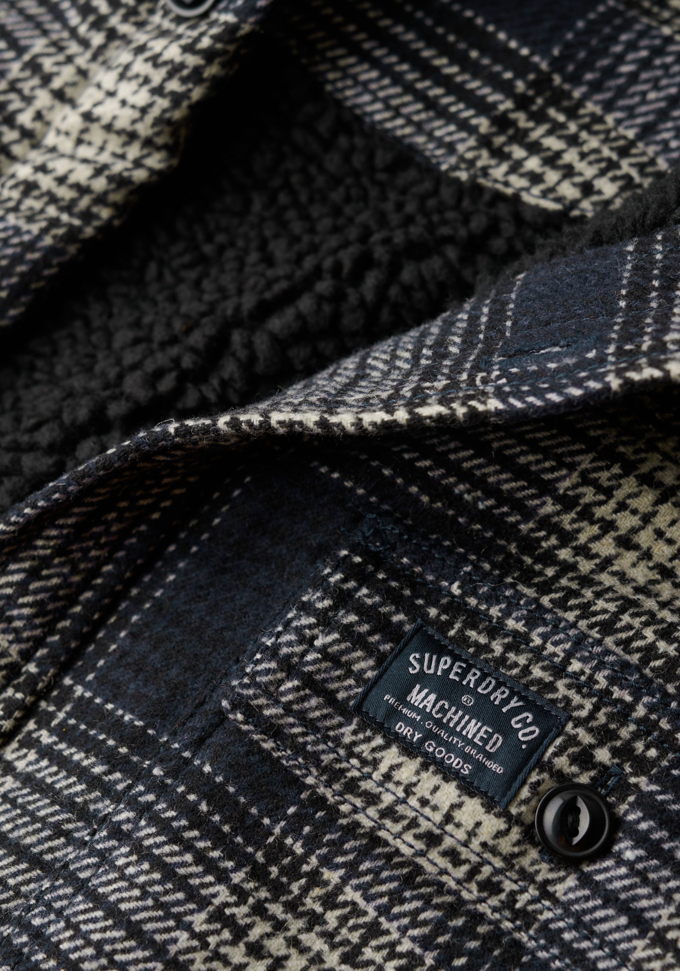 Superdry Langarmhemd »Wool Miller Overshirt«