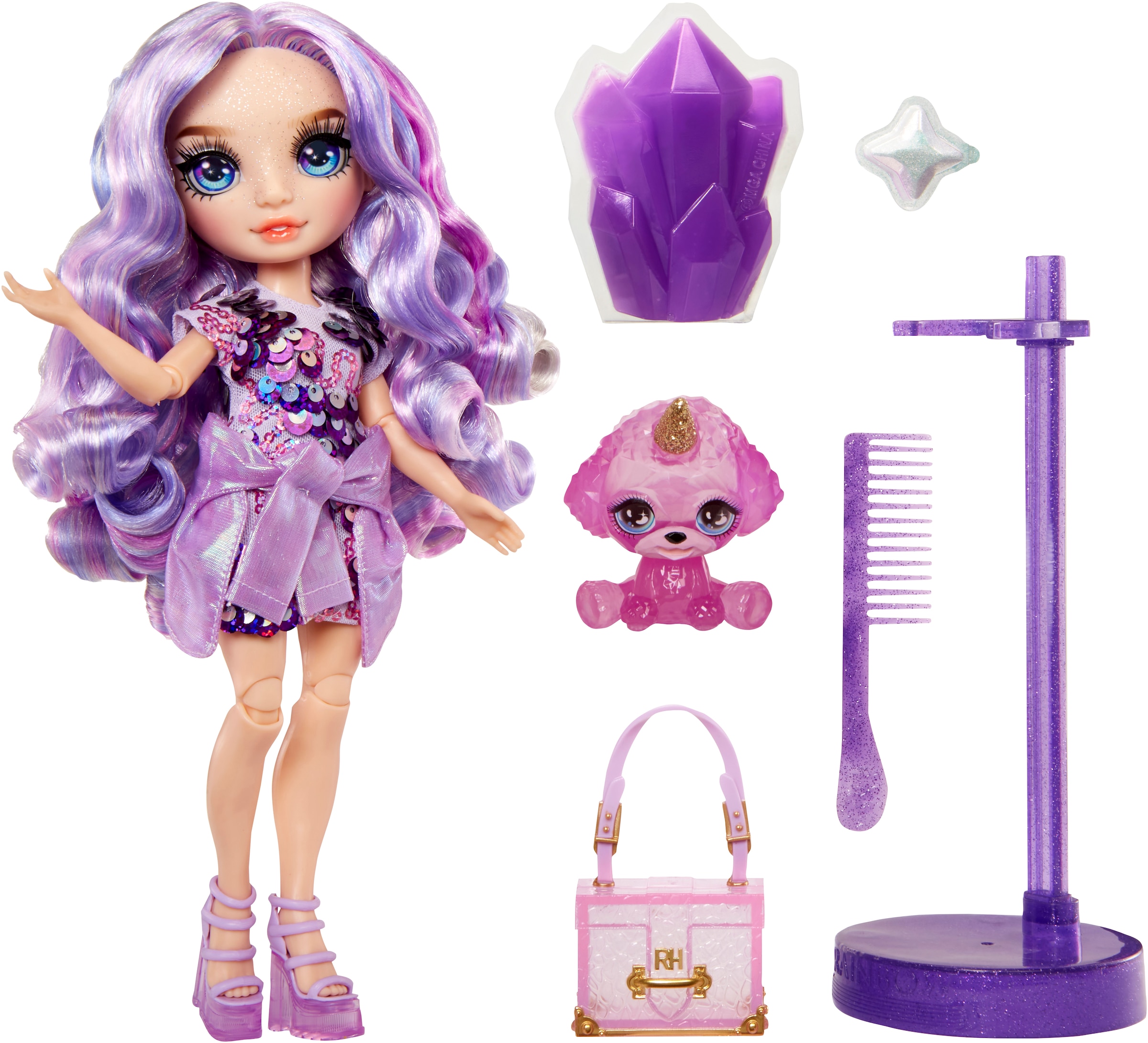 Anziehpuppe »Classic Rainbow Fashion Doll - Violet (purple)«