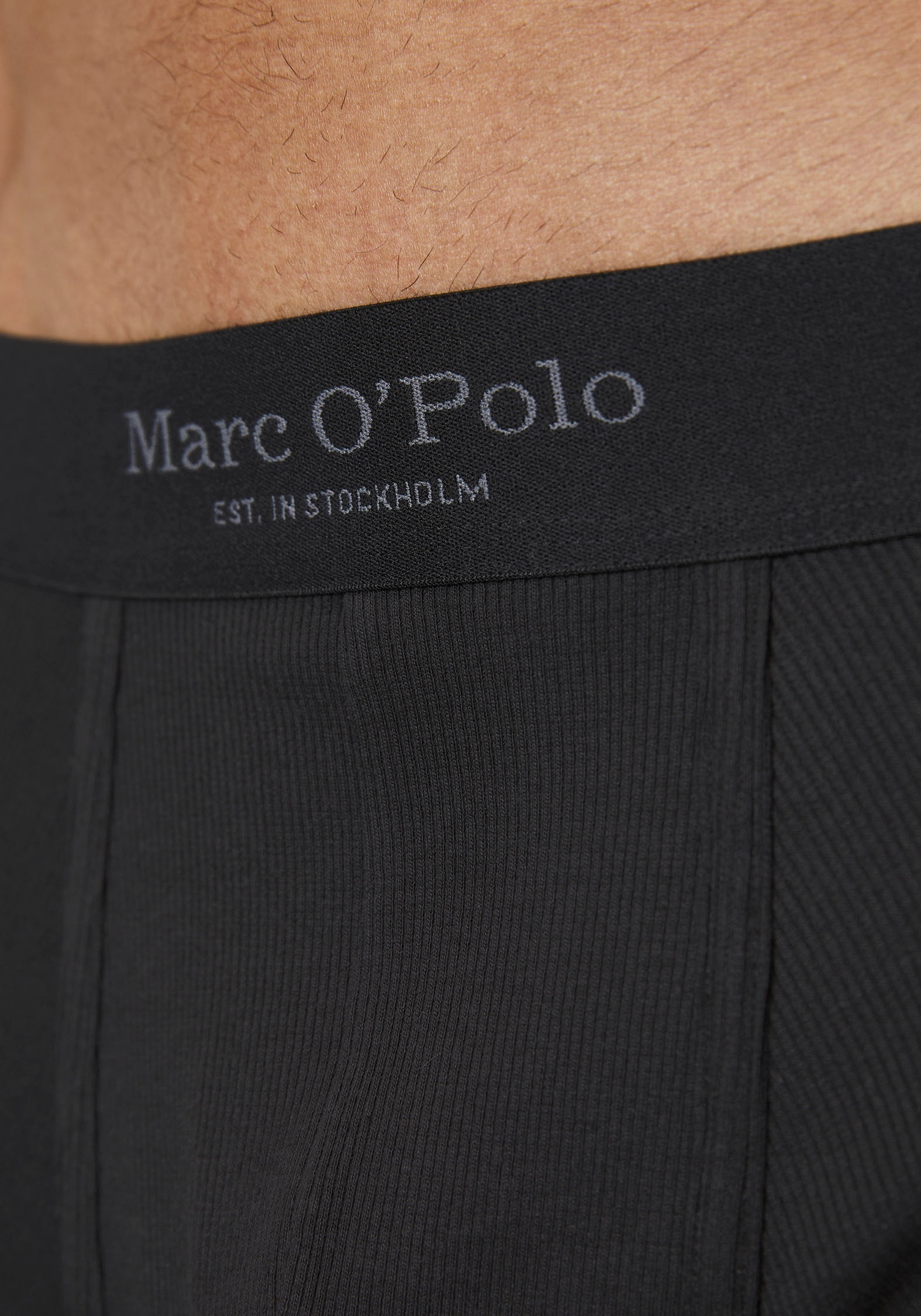 Marc O'Polo Trunk »Iconic Rib«, (2er Pack), mit elastischem Logobund