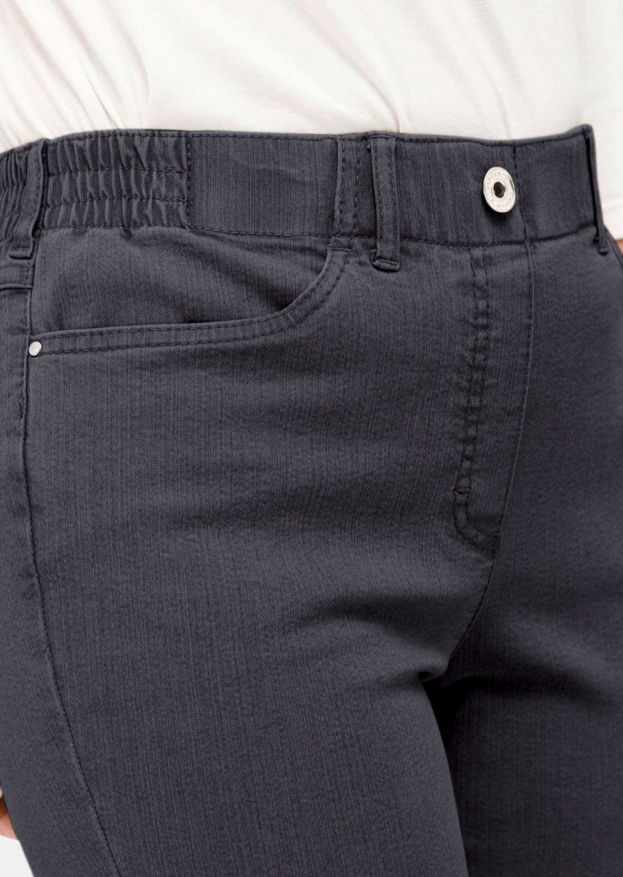 GOLDNER Regular-fit-Jeans »Jeansschlupfhose MARTHA Klassische Jeansschlupfhose MARTHA«