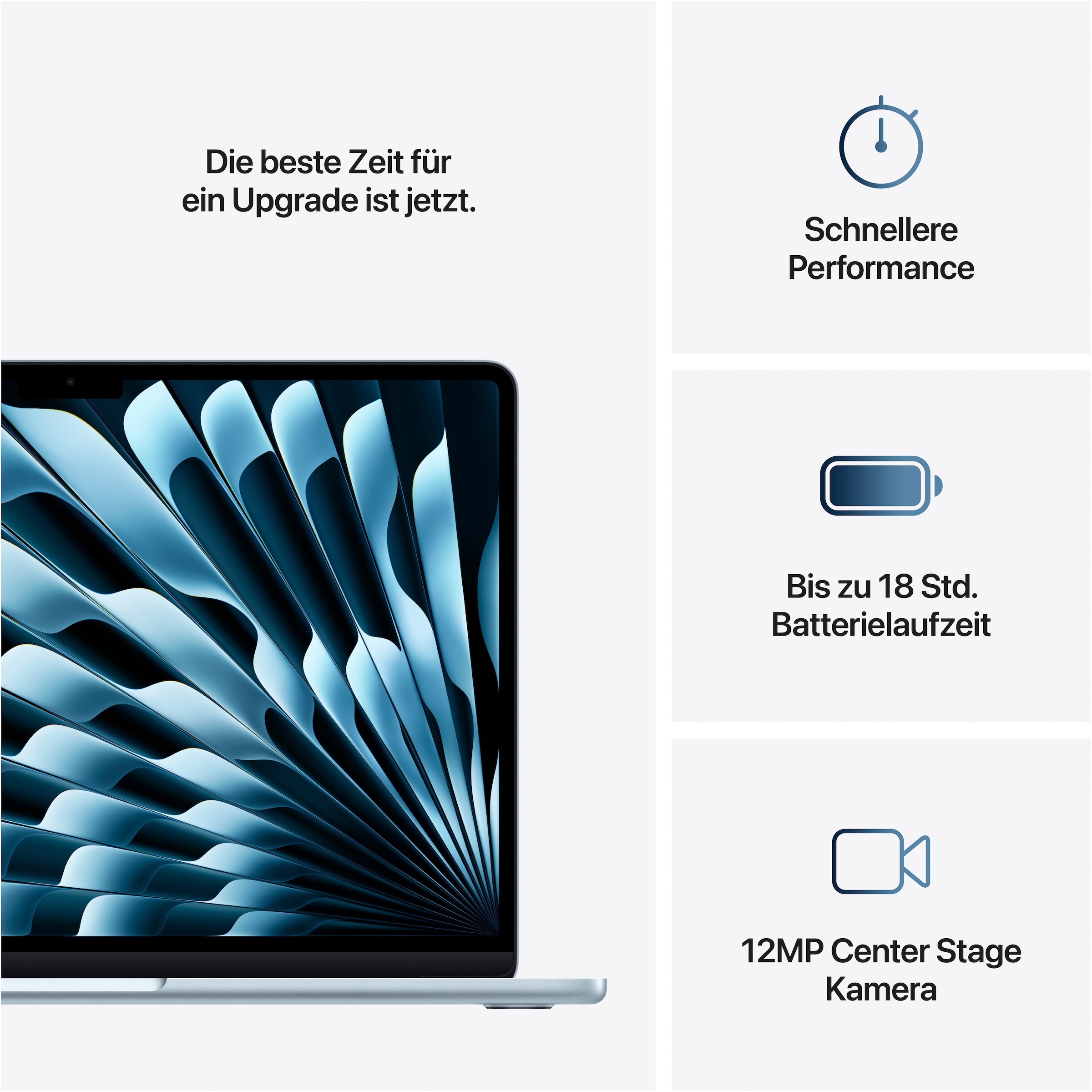 Apple Notebook »MacBook Air 13"«, 34,46 cm, / 13,6 Zoll, Apple, M4, 8-Core GPU, 256 GB SSD