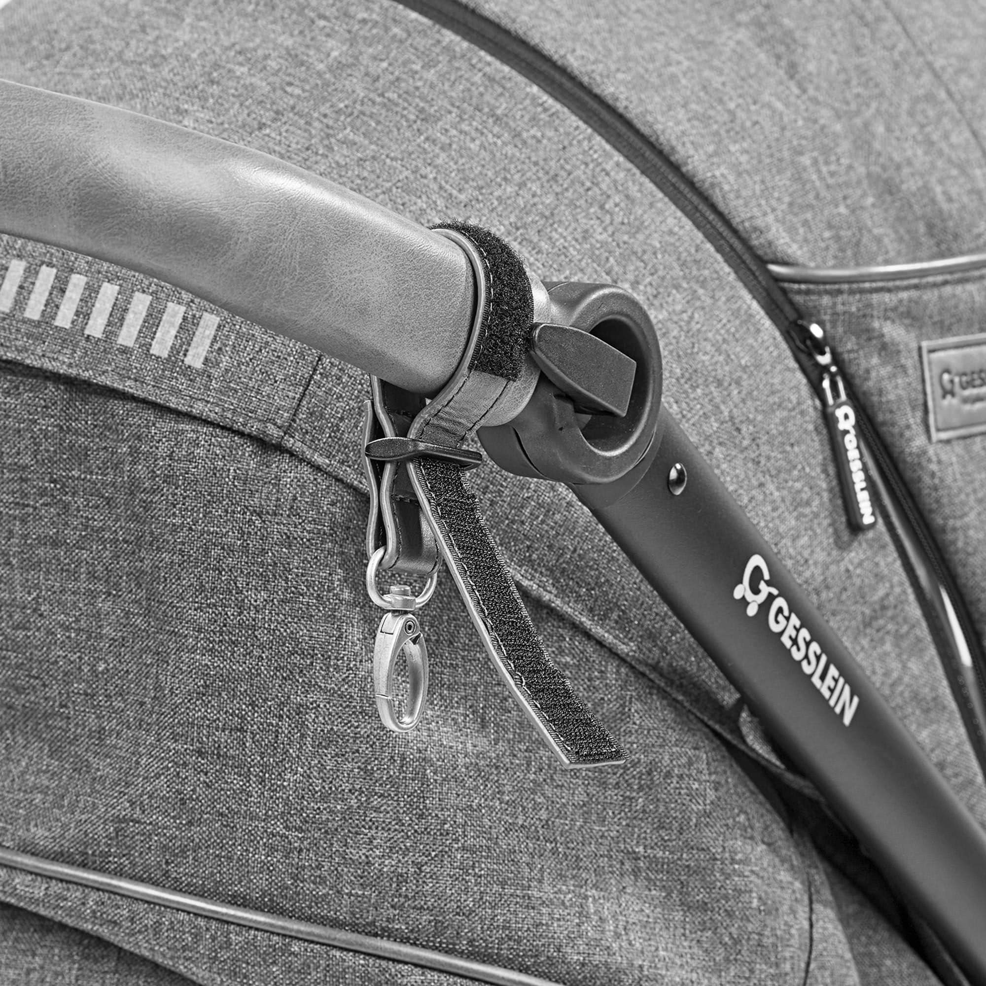 Gesslein Wickeltasche »N°5, mittelblau«, mit Wickelauflage und Flaschenhalter, Made in Germany