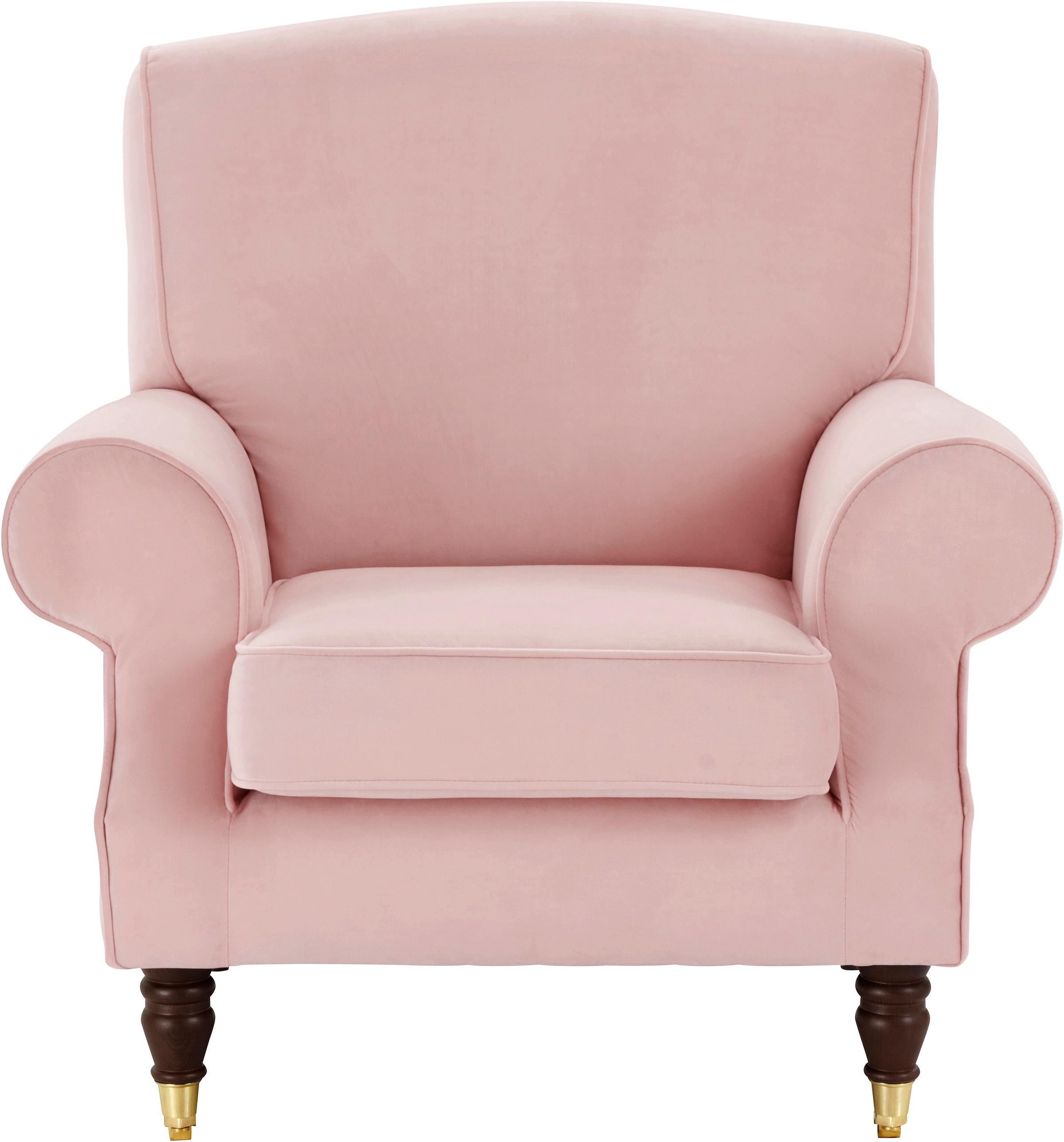 Home affaire Sessel »Rennes« in Samtoptik oder Baumwoll-Mix