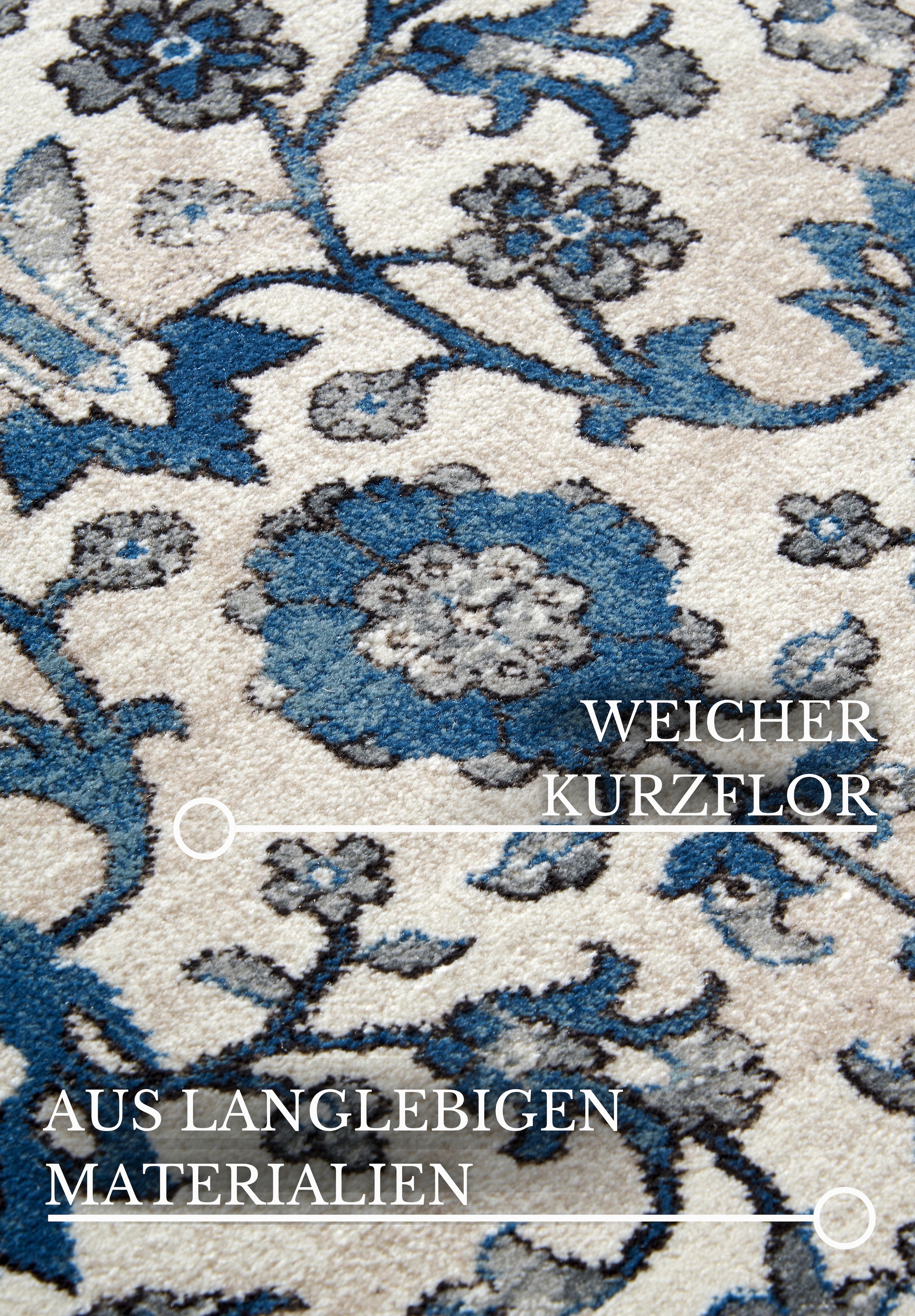 Villeroy & Boch Teppich »Ernest«, rechteckig, 11 mm Höhe, Läufer, Orientalisch, Wohnzimmer, Schlafzimmer, Klassisch, Kurzflor