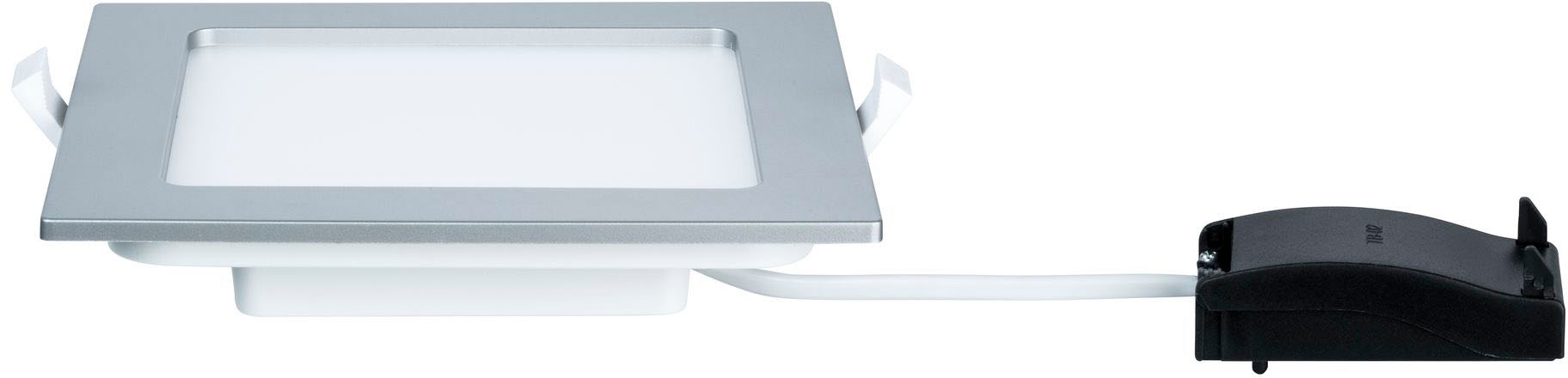 Paulmann LED Panel »LED Einbaupanel eckig 165x165mm 12 W, 2.700K«, 1 flammig, LED Einbaupanel eckig 165x165mm 12W