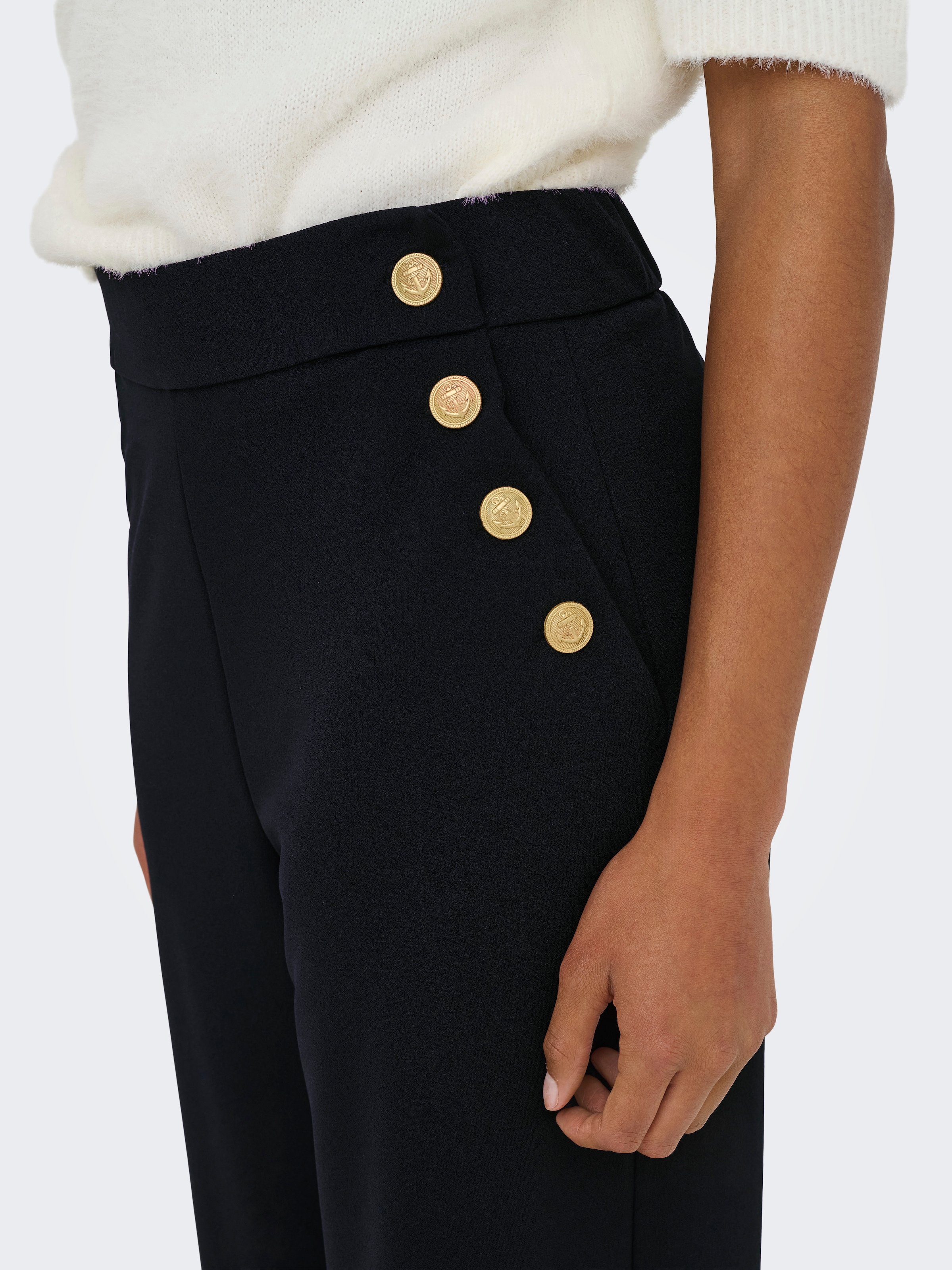 ONLY Schlupfhose »ONLRINA BUTTON PANT JRS NOOS«, Sommerhose