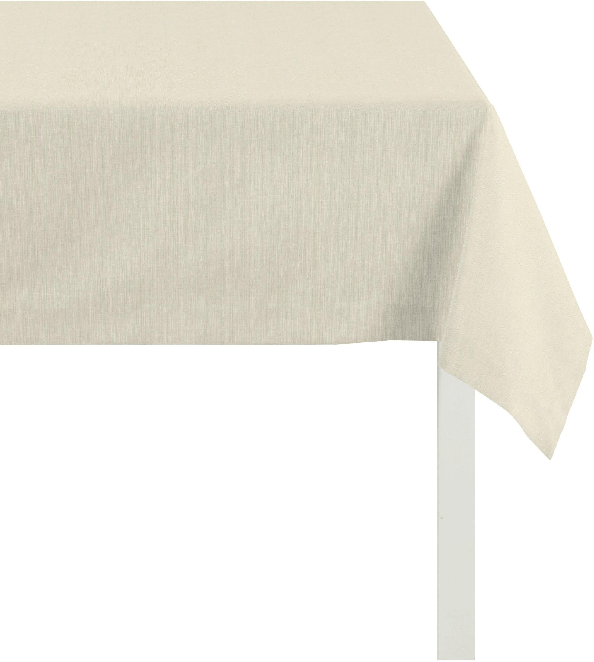 APELT Tischdecke »ALASKA, LOFT STYLE, Rips Uni«, (1 St.)