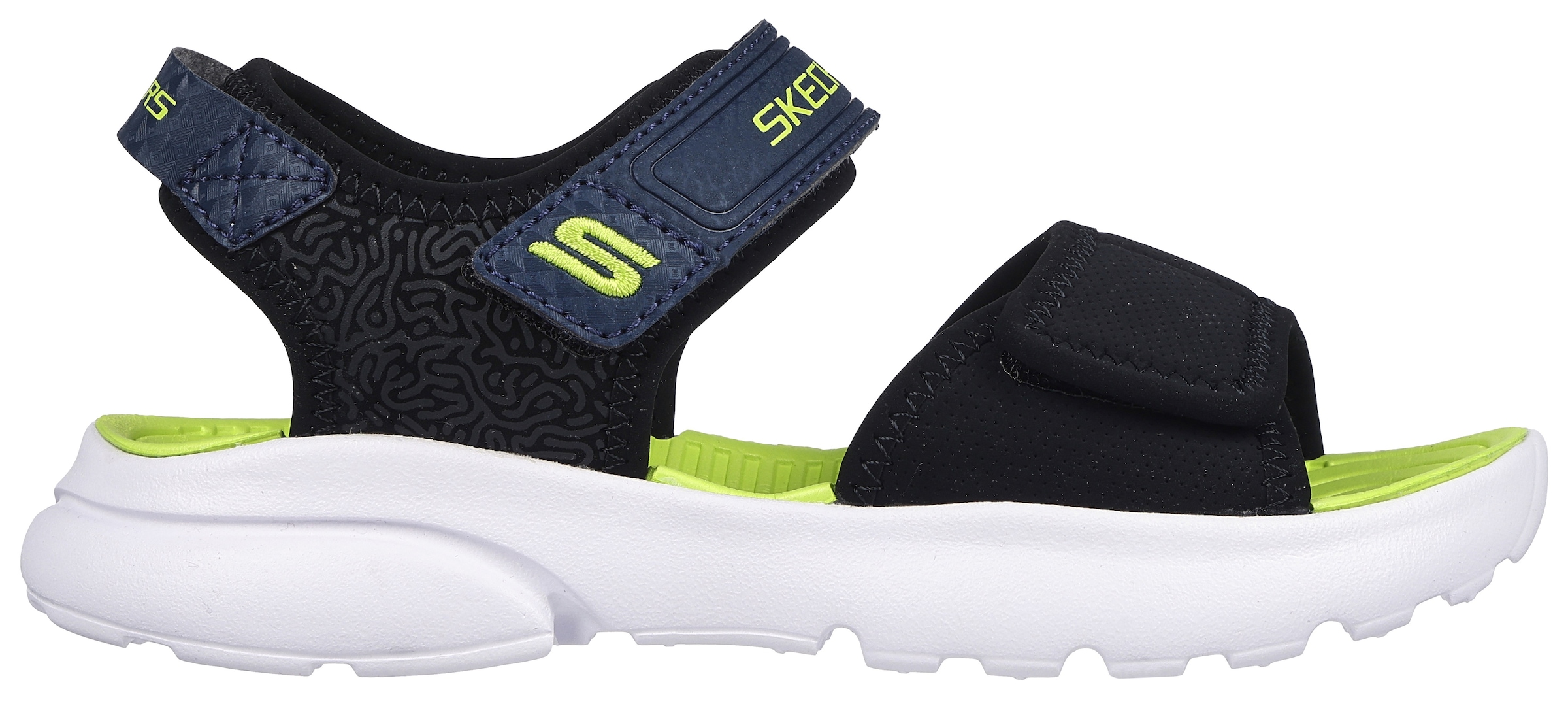 Skechers Kids Sandale »RAZOR SPLASH-DRECKO«, Badesandale, Wasserschuh, Sommerschuh mit Klettverschluss