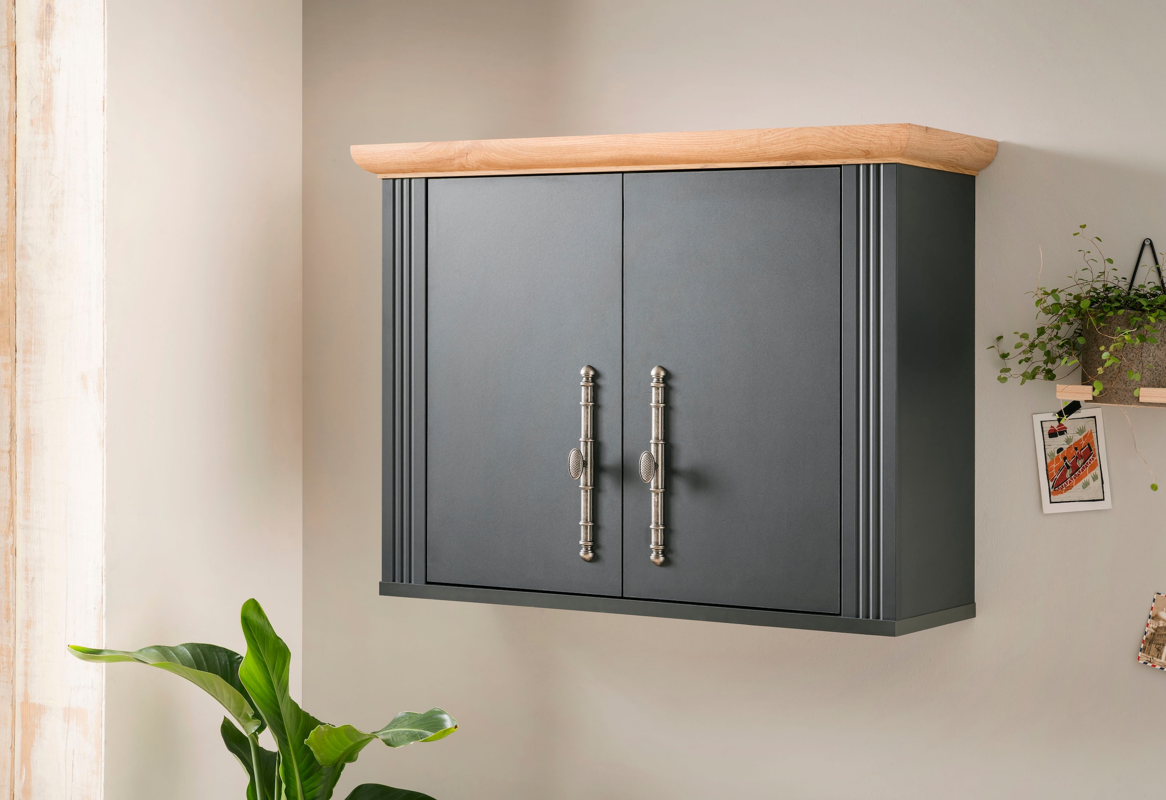 KOCHSTATION Hängeschrank »Westminster«, im romantischen Landhausstil, Breite 96 cm