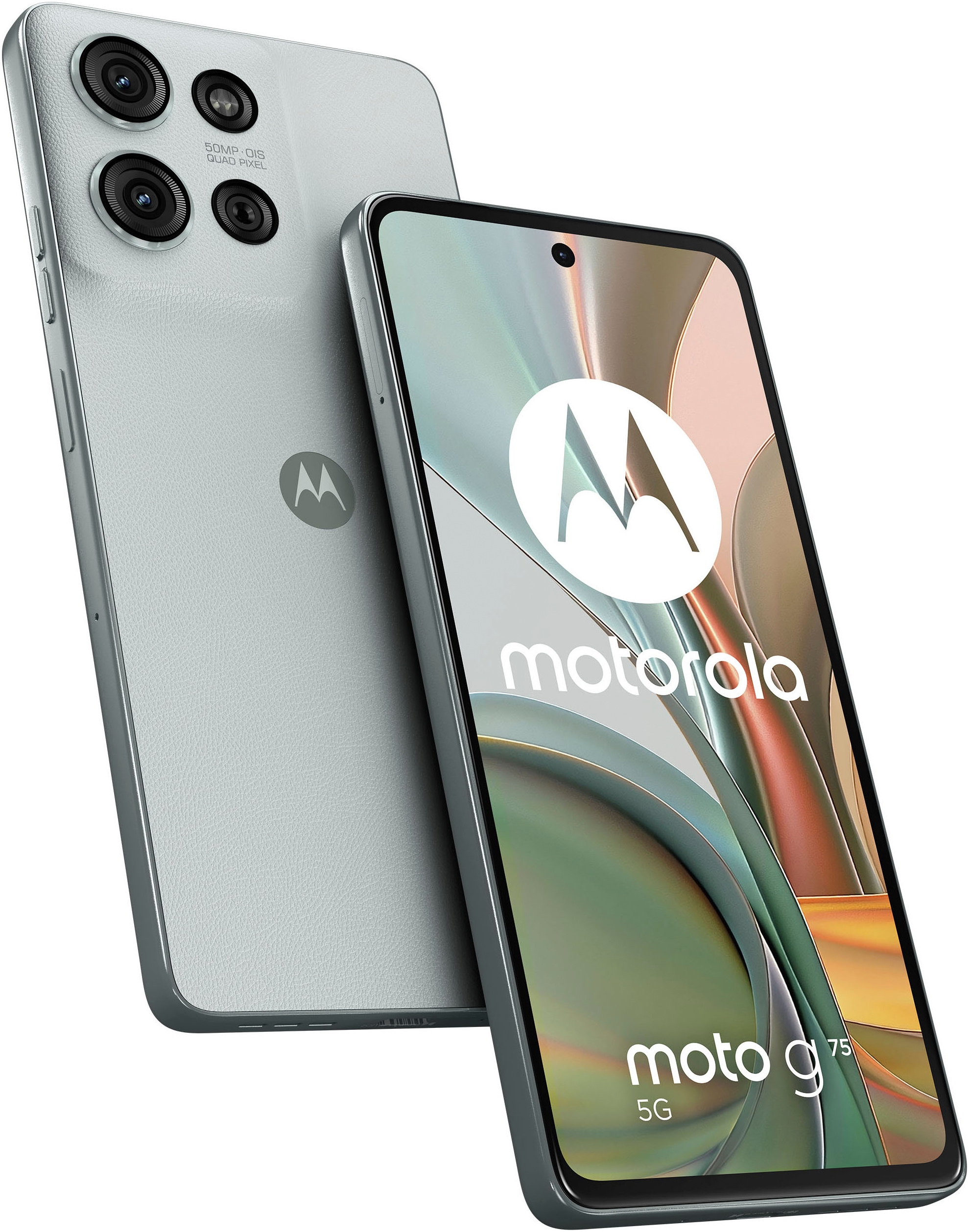 Motorola Smartphone »moto g75 256GB«, Succulent Green, 256 GB Speicherplatz