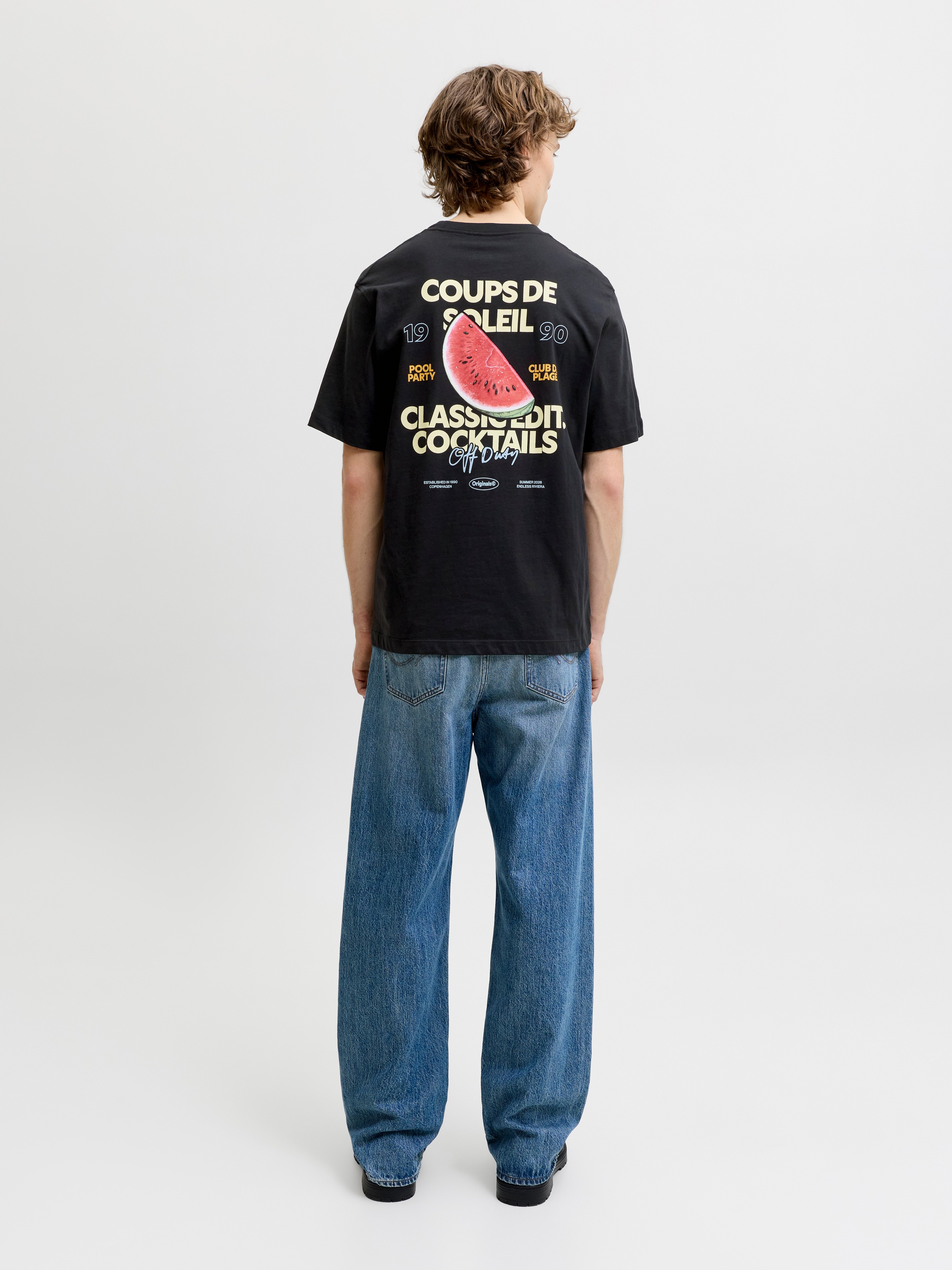 Jack & Jones T-Shirt »JORRIVIERA VINTAGE POSTER BACK TEE SS CN« mit Print