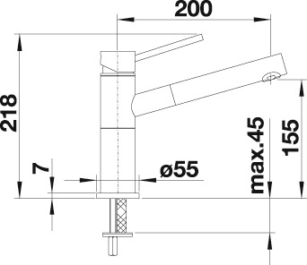 Blanco Küchenarmatur »ALTA-S-F Compact«