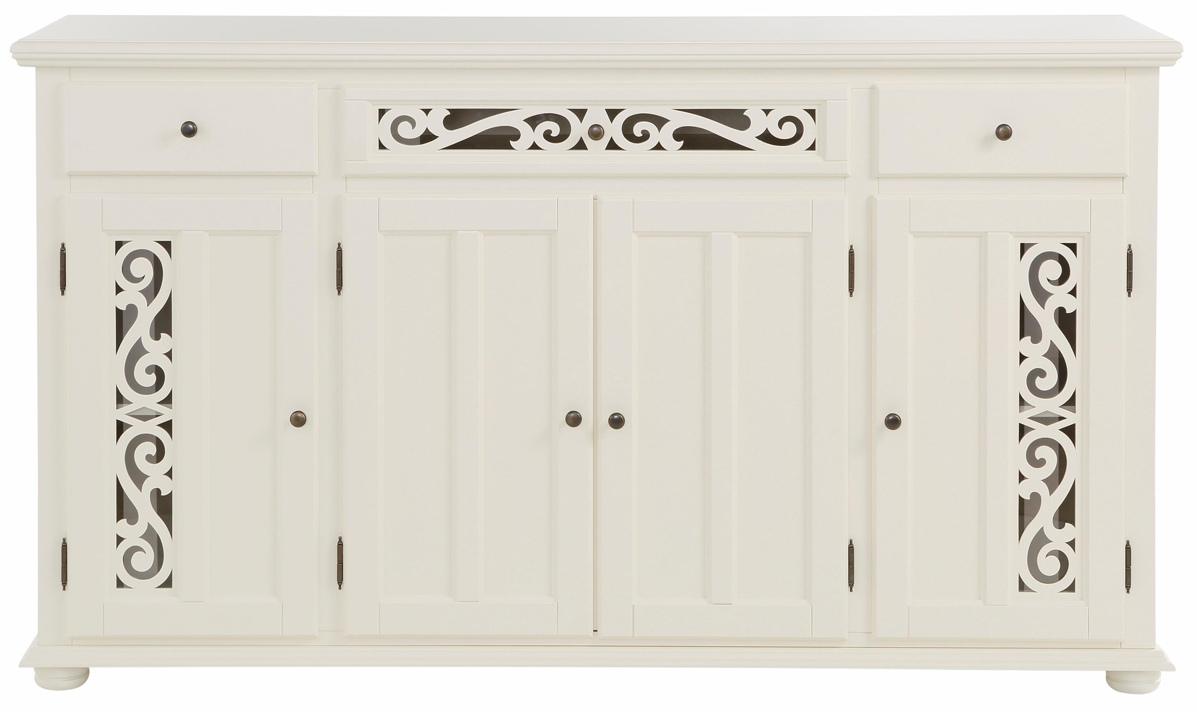 Home affaire Sideboard »Arabeske«, Kommode mit dekorativen Fräsungen, Breite 171cm
