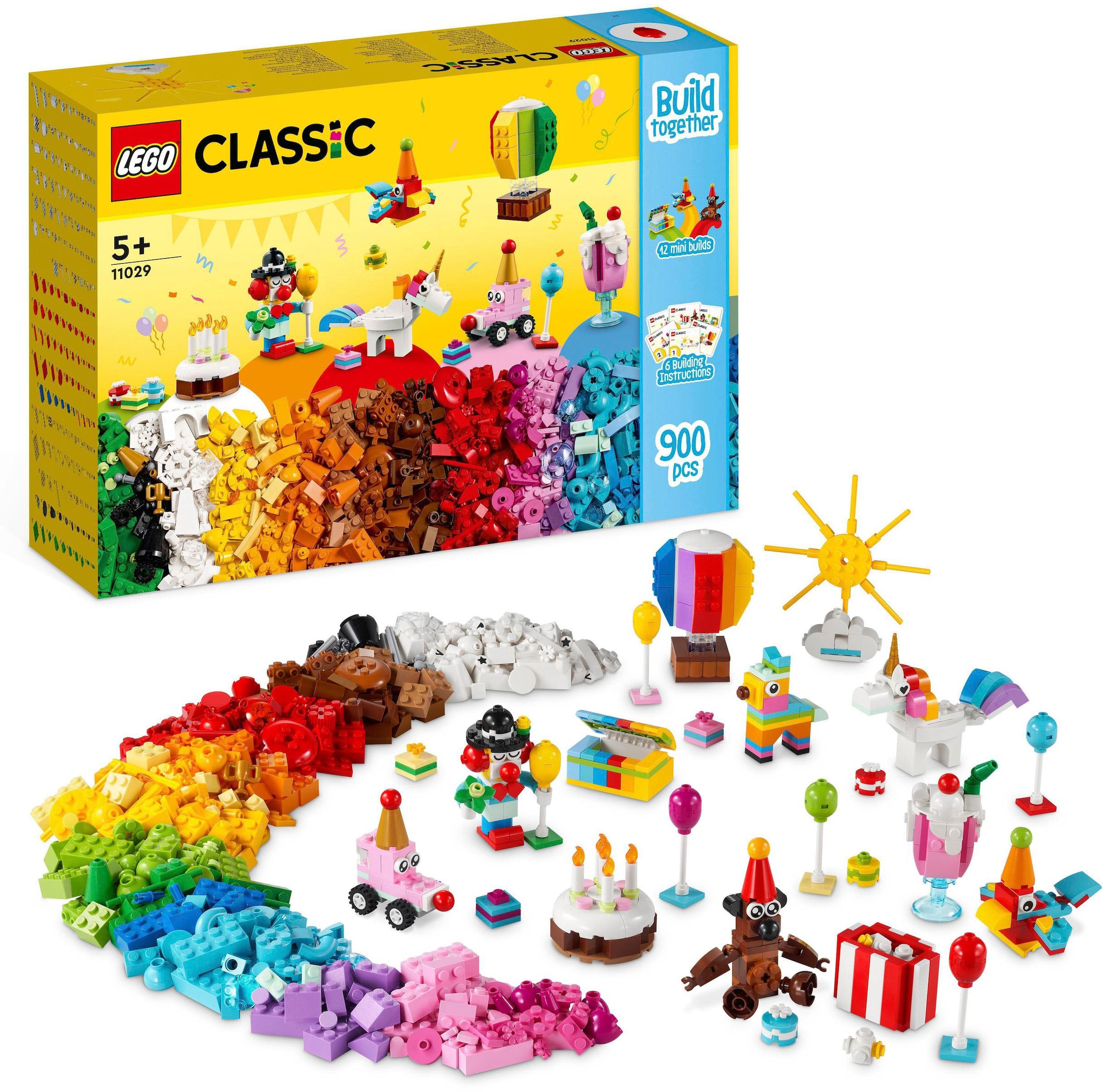 LEGO® Konstruktionsspielsteine »Party Kreativ-Bauset (11029), LEGO® Classic«, (900 St.) kaufen